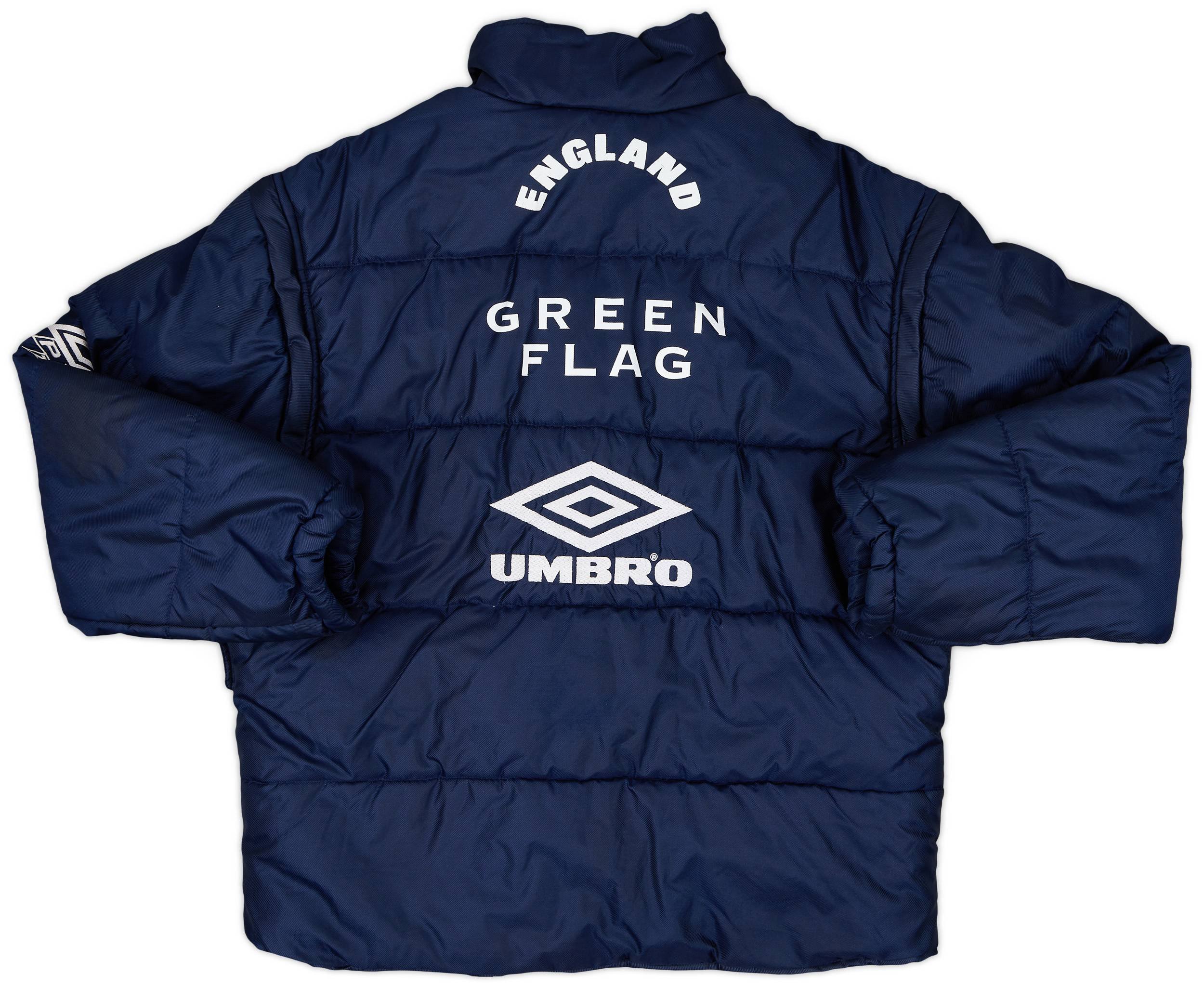1998-00 England Umbro Padded Bench Coat - 7/10 - (M)