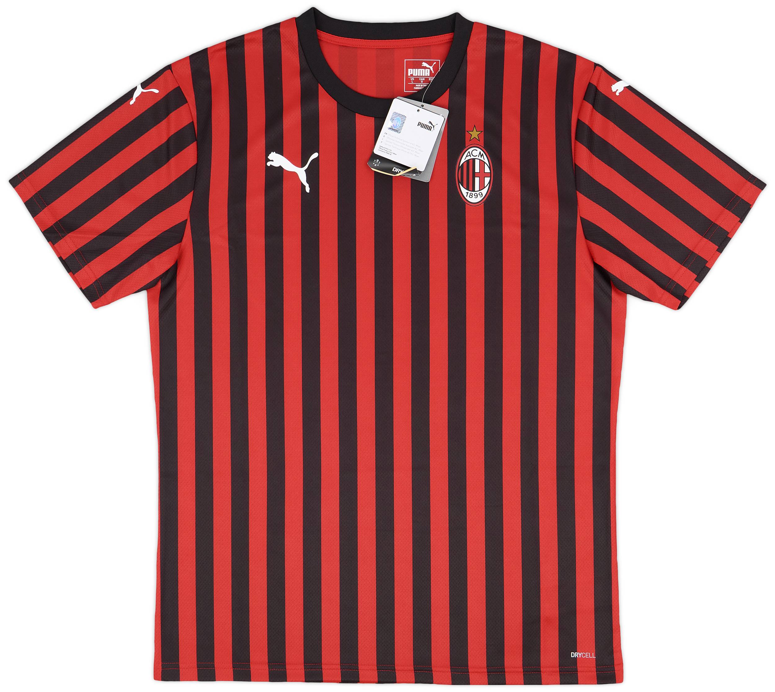 2019-20 AC Milan Authentic Home Shirt (L)