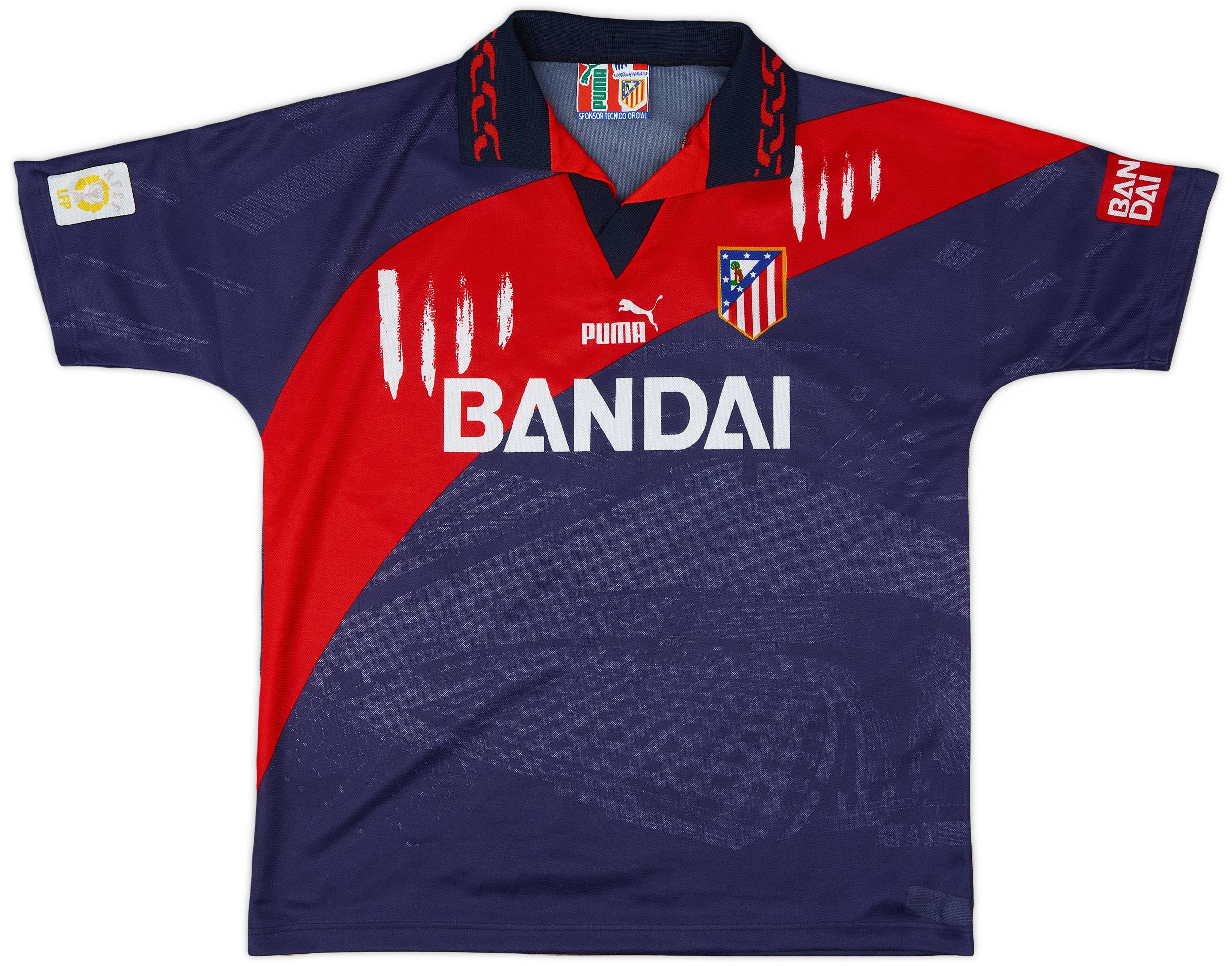 1995-96 Atletico Madrid Away Shirt - 9/10 - (L.Boys)