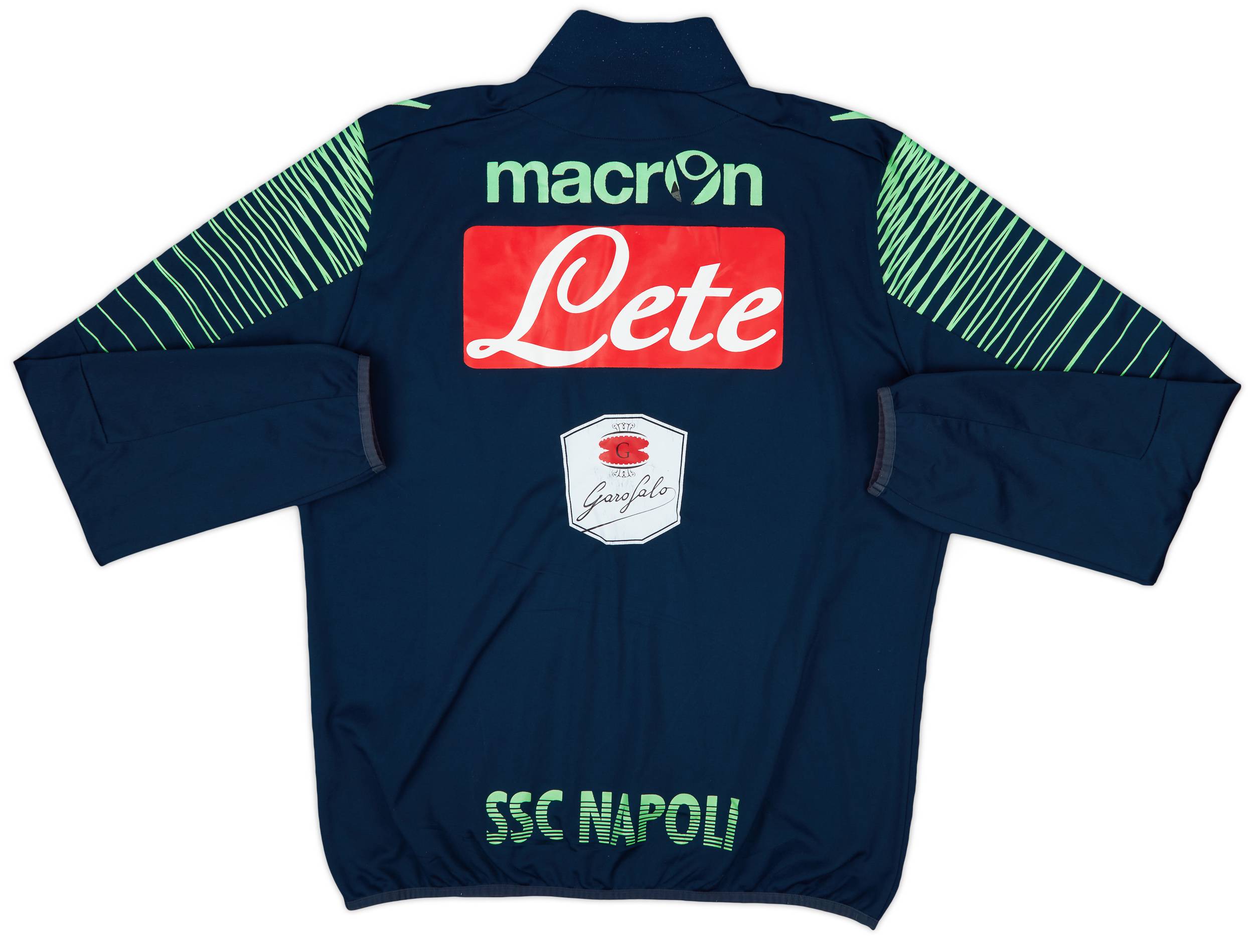2014-15 Napoli Macron 1/4 Zip Drill Top - 5/10 - (XXL)