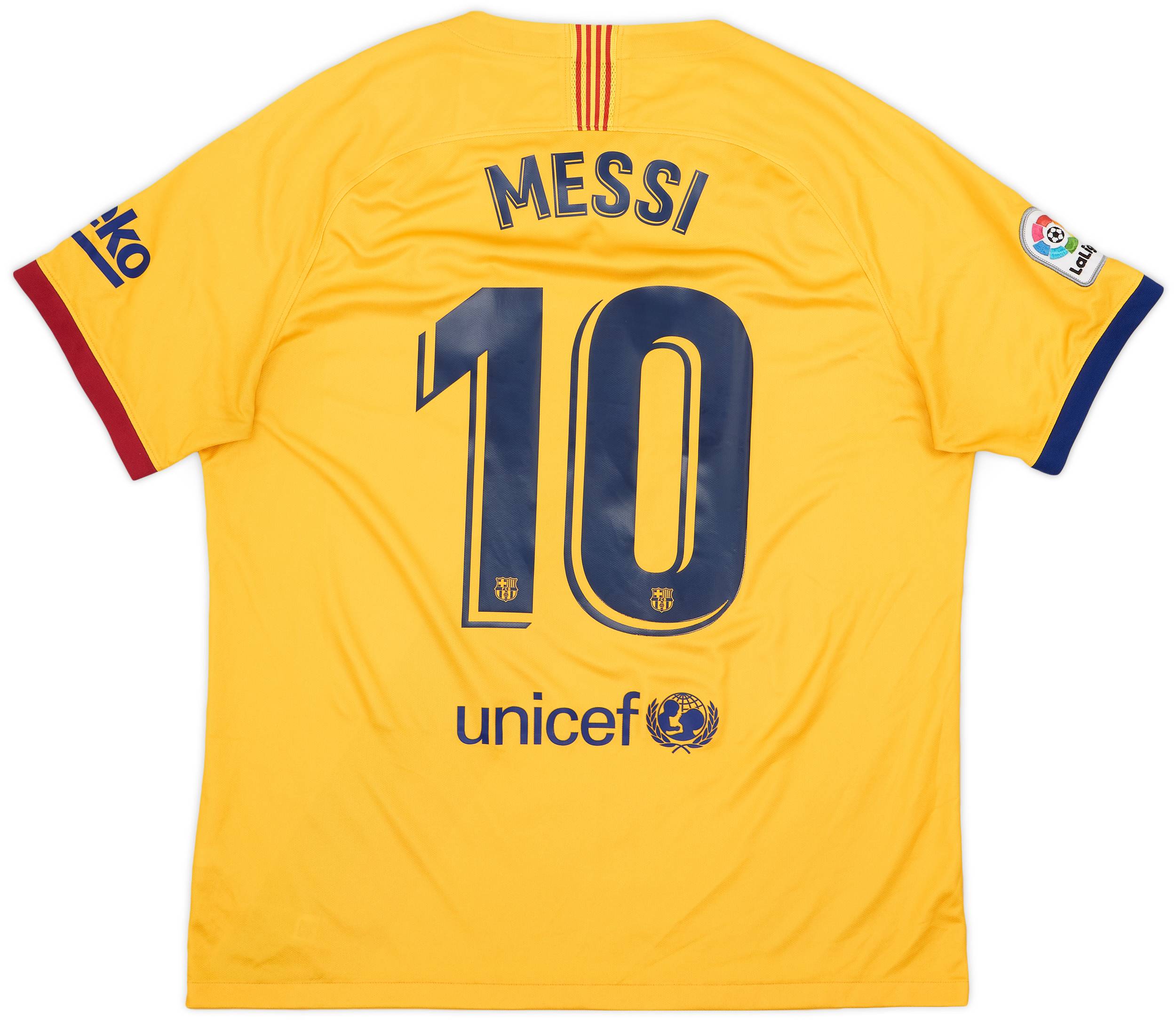 2019-20 Barcelona Away Shirt Messi #10 - 8/10 - (XL)
