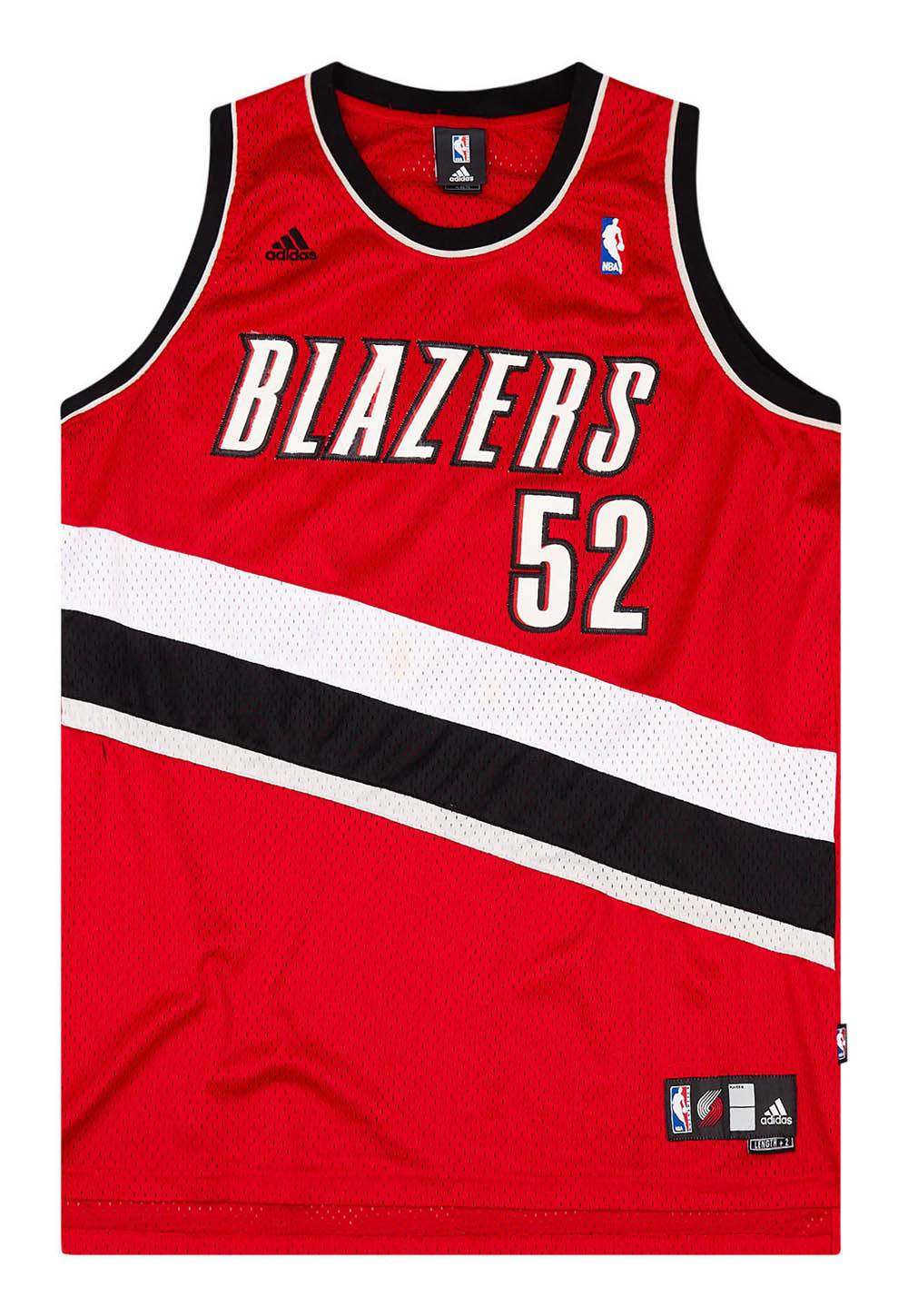 2007 10 Portland Trail Blazers Oden 52 adidas Swingman Jersey Alternate XL