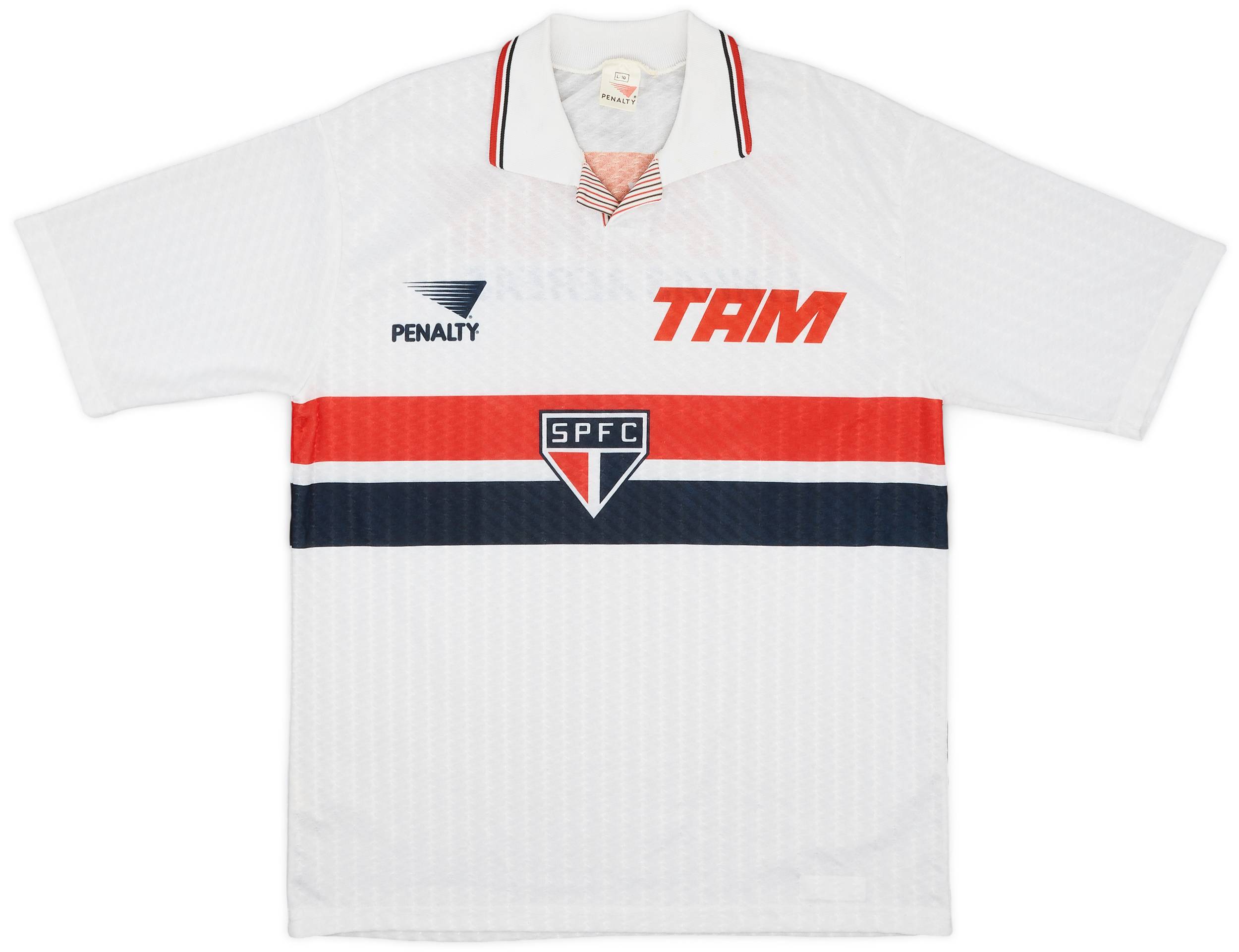 1993 Sao Paulo Home Shirt - 8/10 - (L)