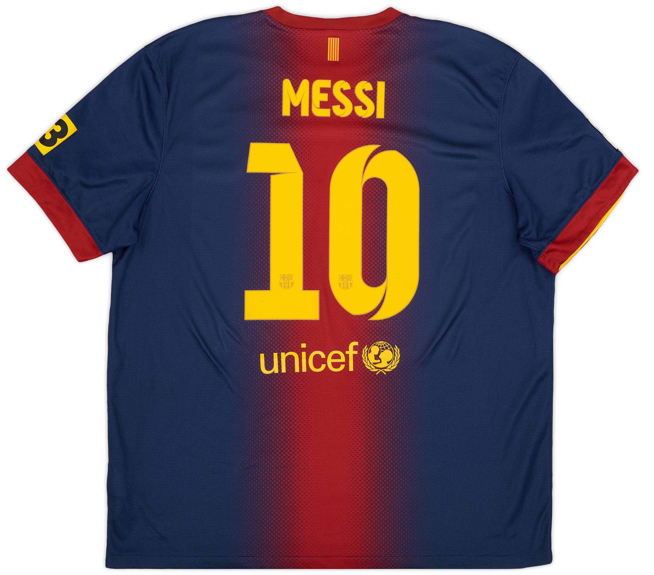 2012-13 Barcelona Home Shirt Messi #10 - 8/10 - (XXL)