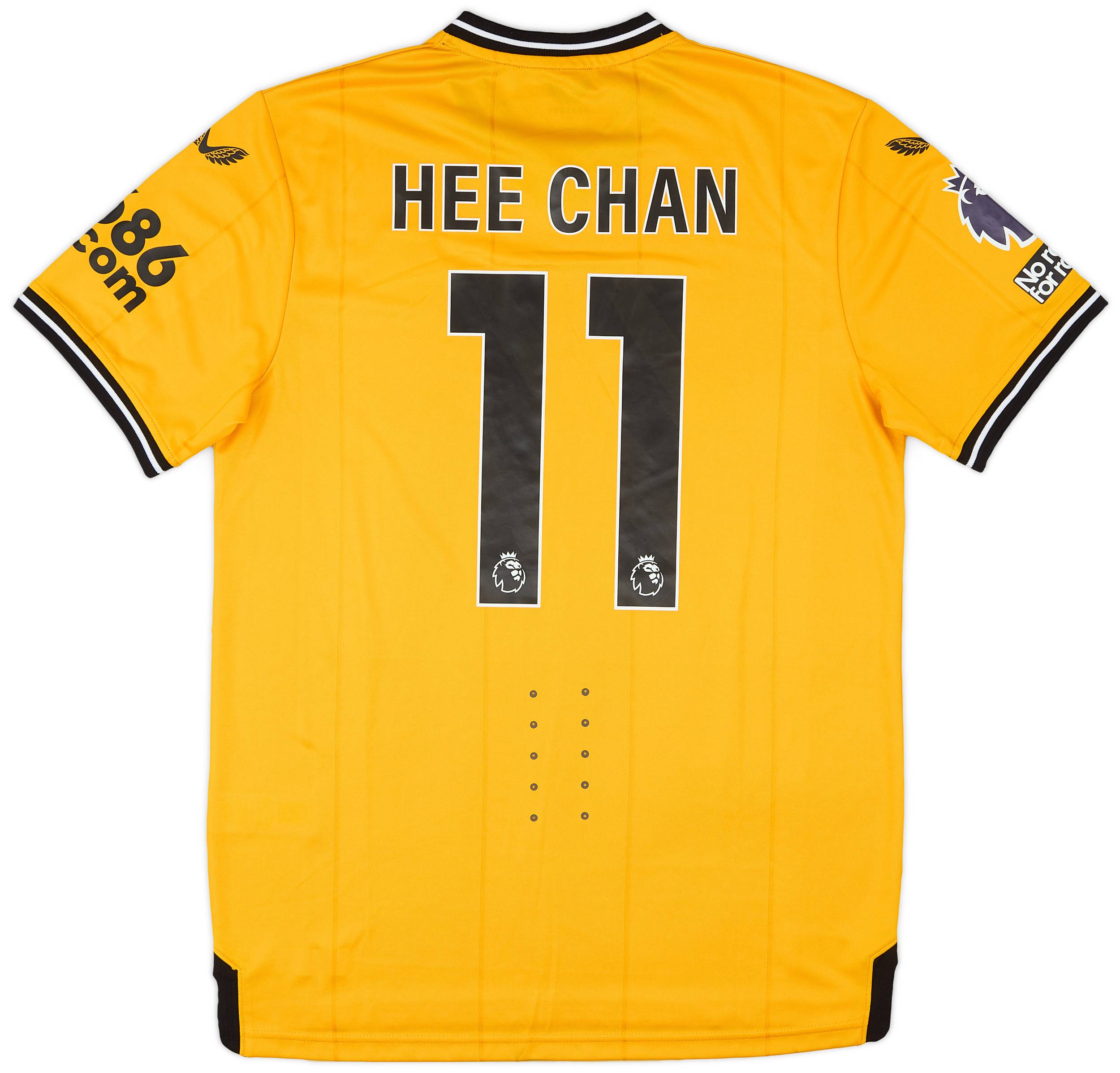 2023-24 Wolves Match Issue Home Shirt Hee Chan #11