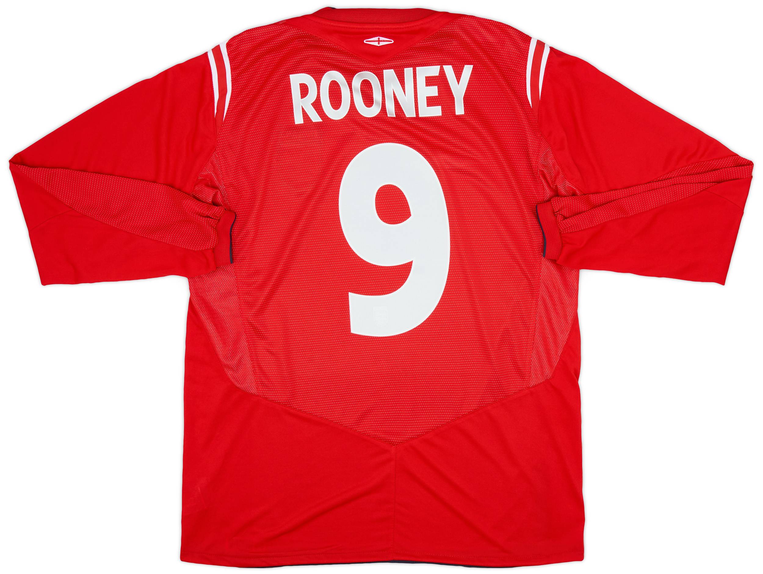 2004-06 England Away L/S Shirt Rooney #9 - 9/10 - (L)