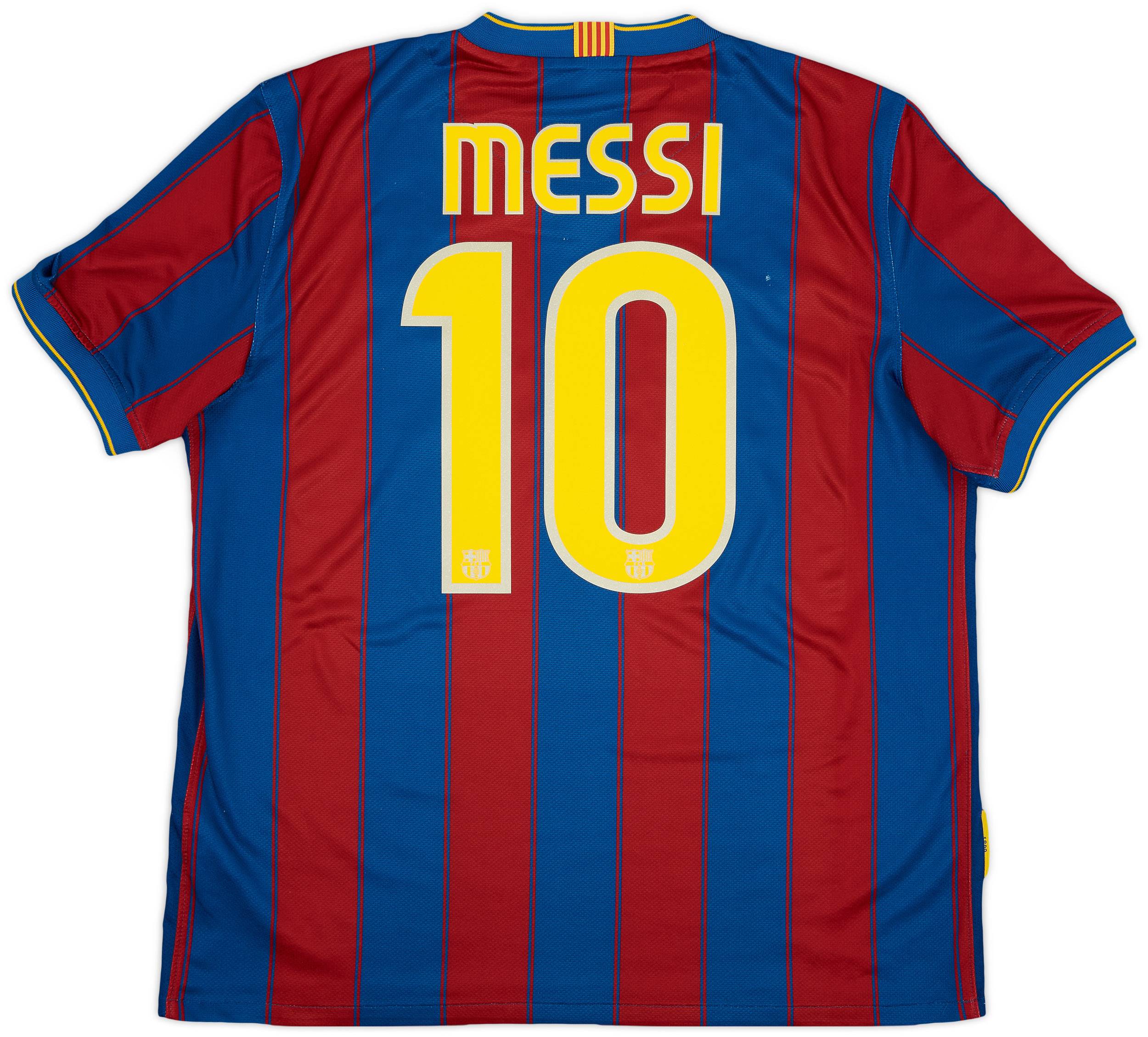 2009-10 Barcelona Home Shirt Messi #10 - 6/10 - (L)