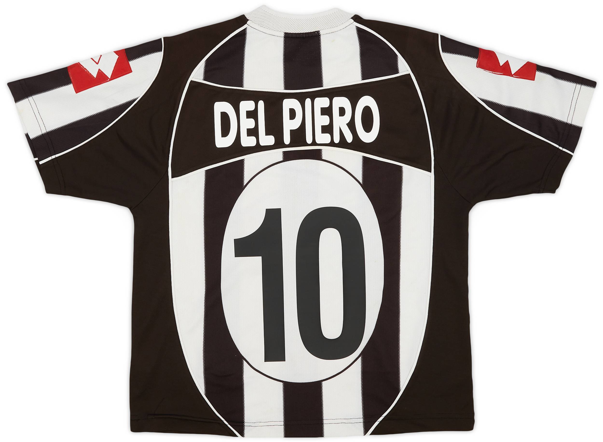 2002-03 Juventus Home Shirt Del Piero #10 - 5/10 - (S)