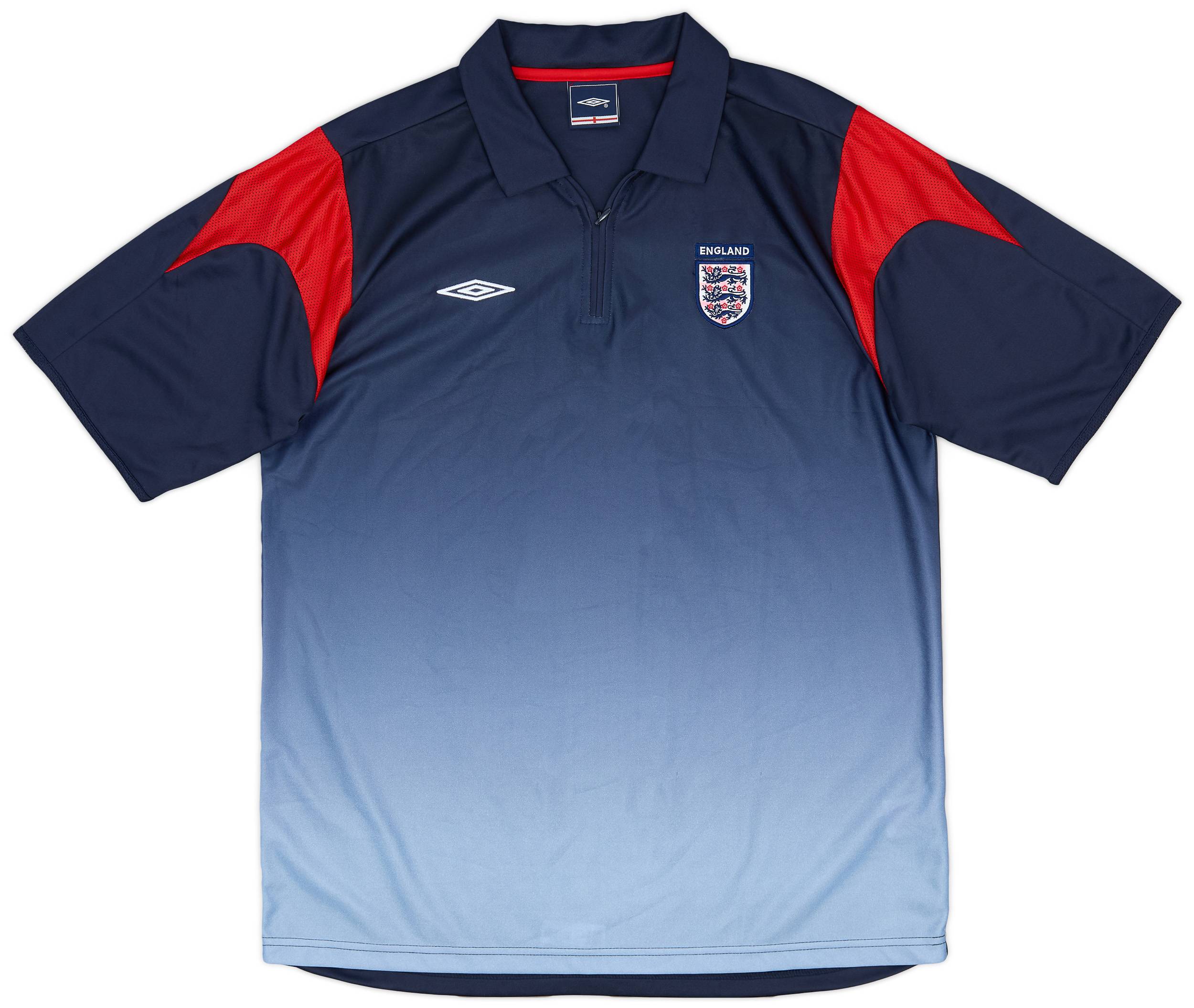 2004-05 England Umbro 1/4 Zip Training Shirt - 8/10 - (L)
