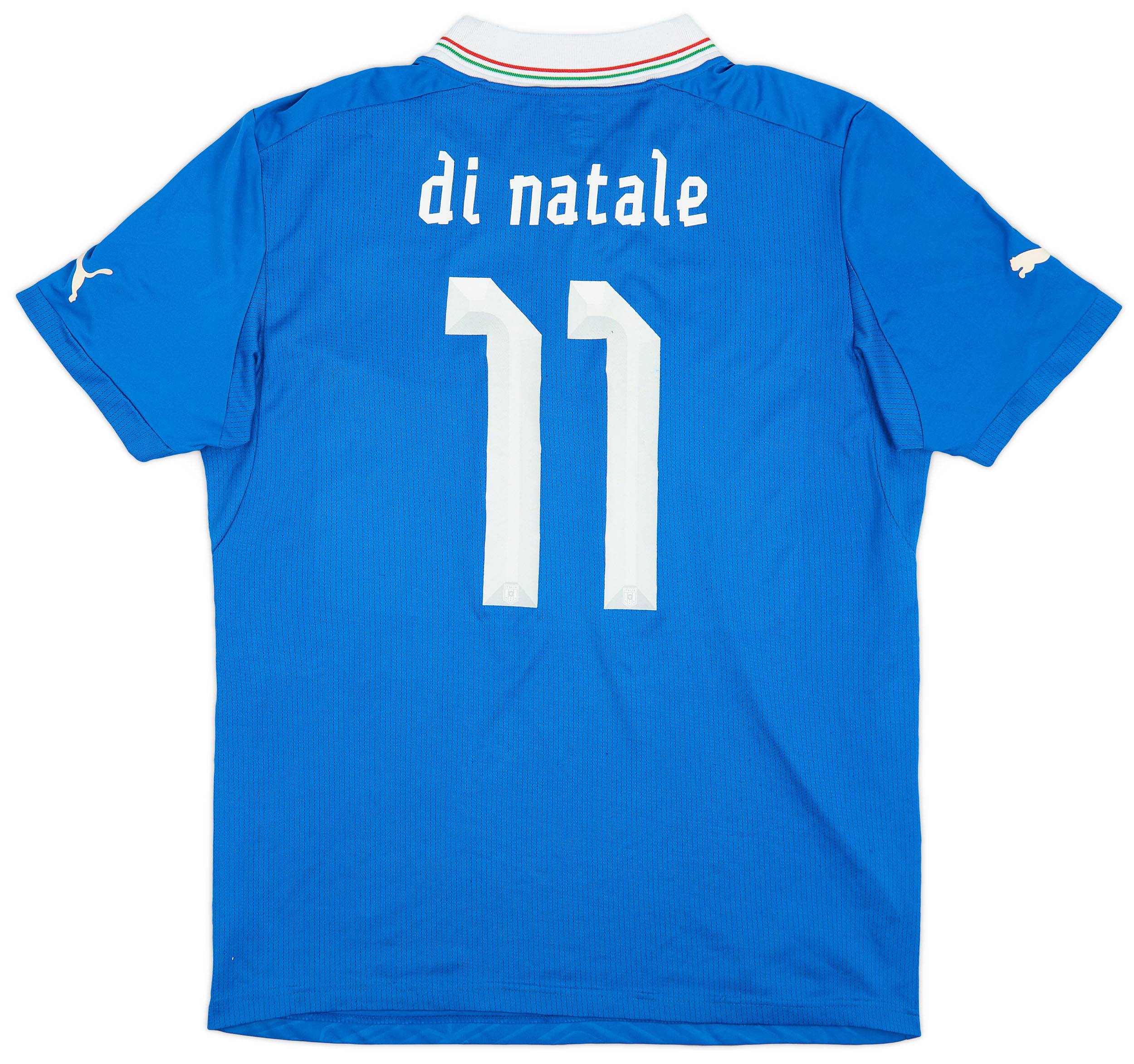 2012-13 Italy Home Shirt Di Natale #11 - 7/10 - (M)