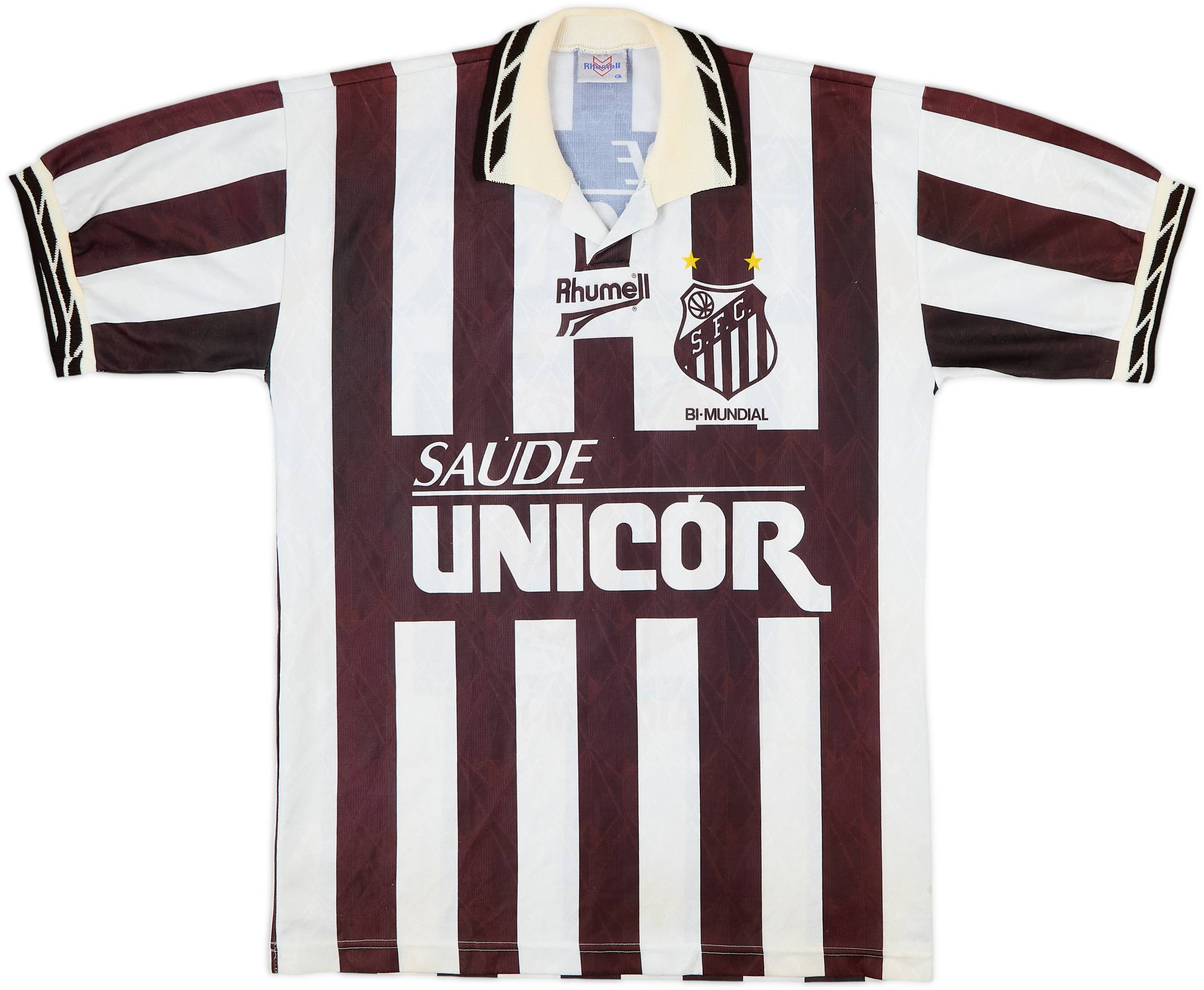 1996 Santos Away Shirt #10 - 7/10 - (L)