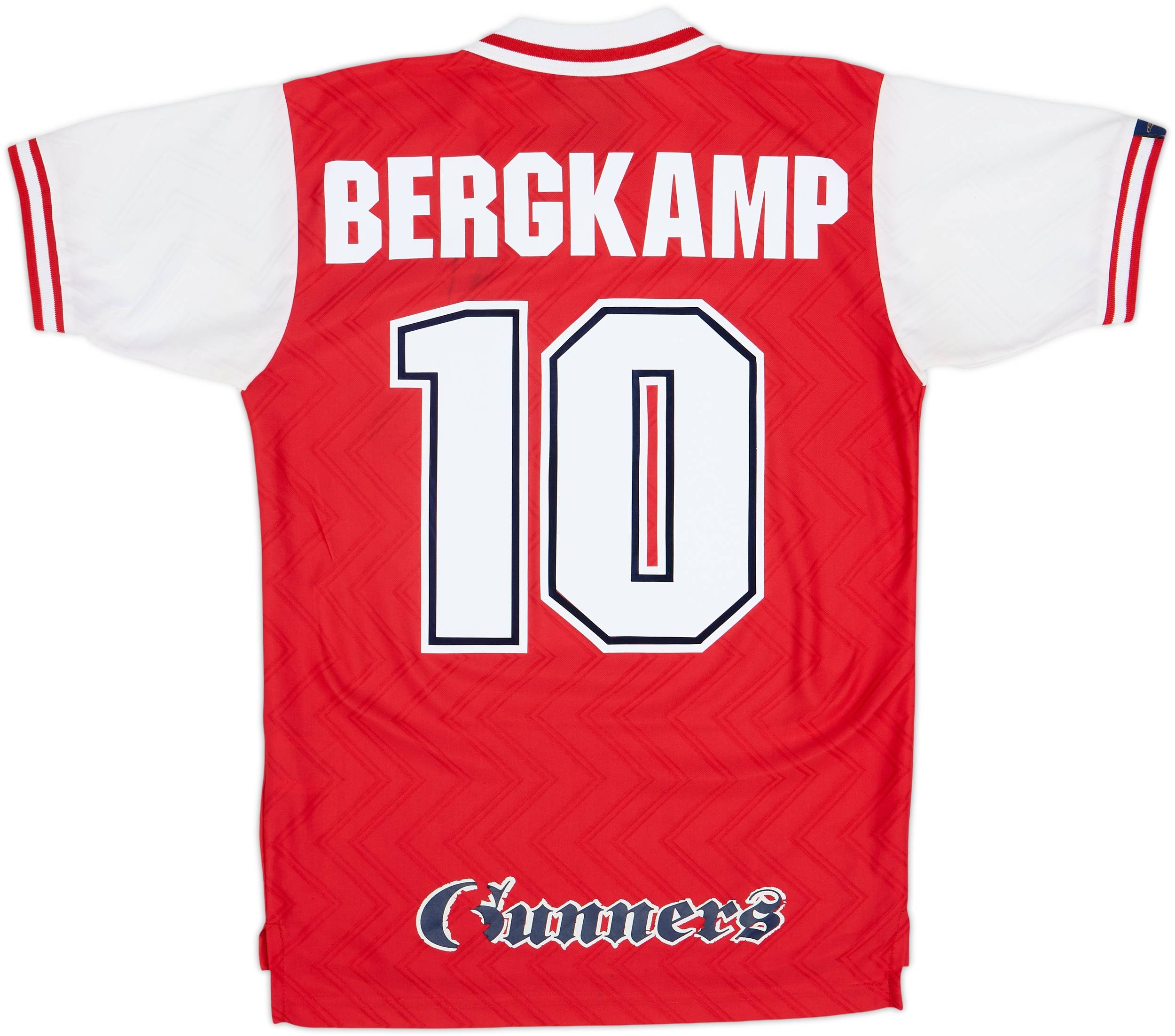 1996-98 Arsenal Home Shirt Bergkamp #10 - 6/10 - (XL.Boys)