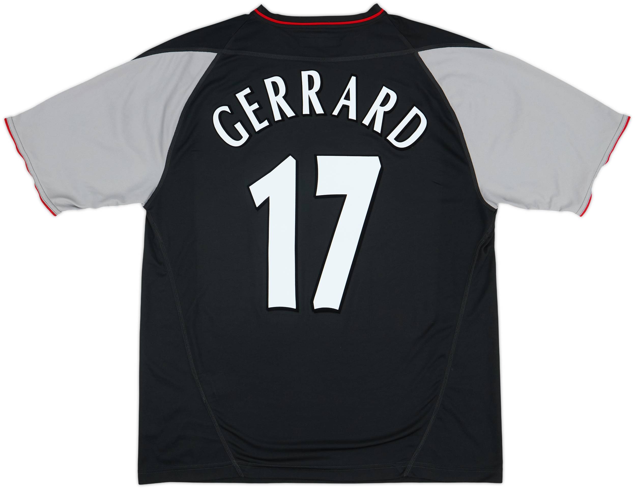 2002-04 Liverpool Away Shirt Gerrard #17 - 9/10 - (L)