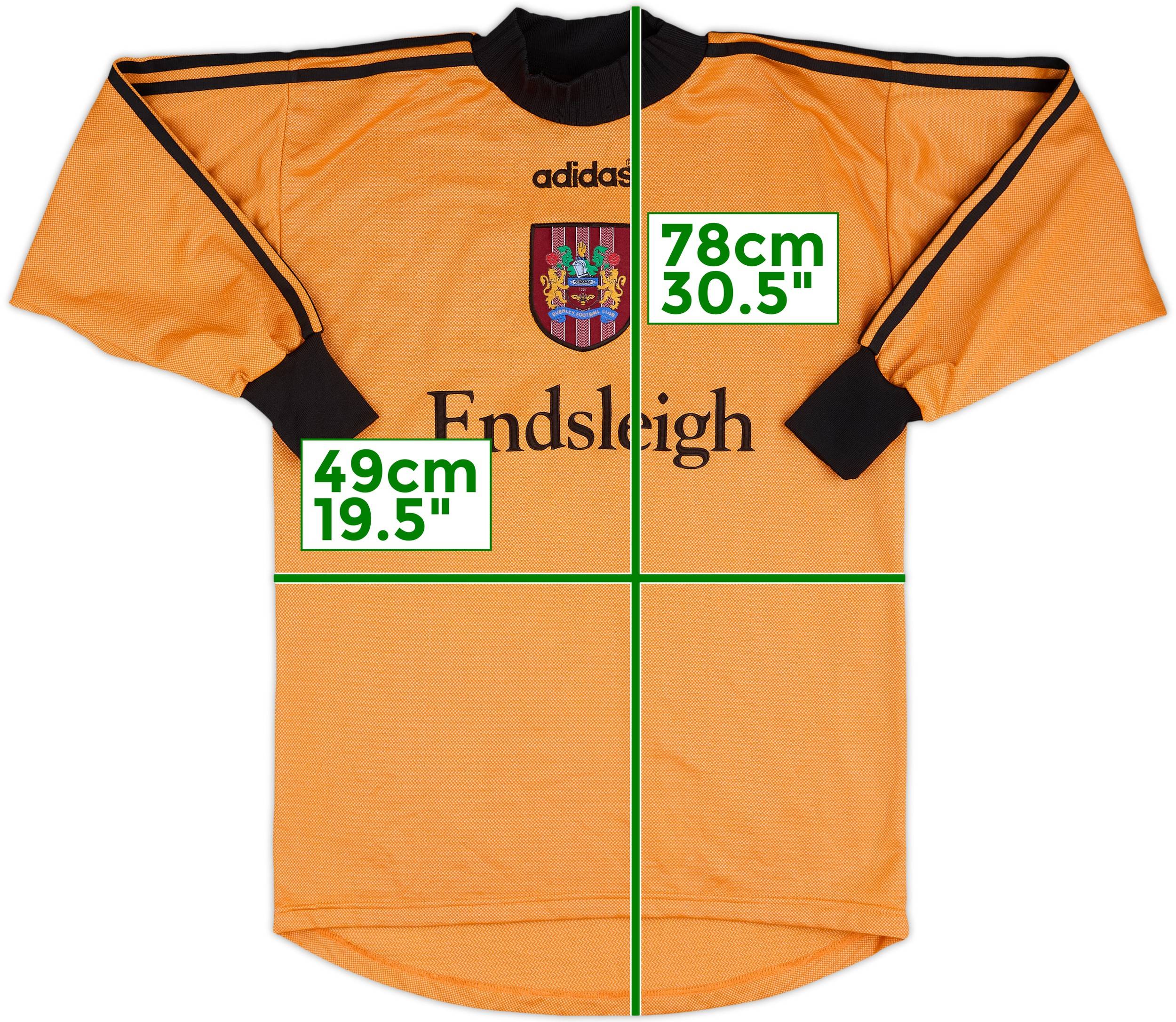 1996-98 Burnley Signed GK Shirt - 10/10 - (S)