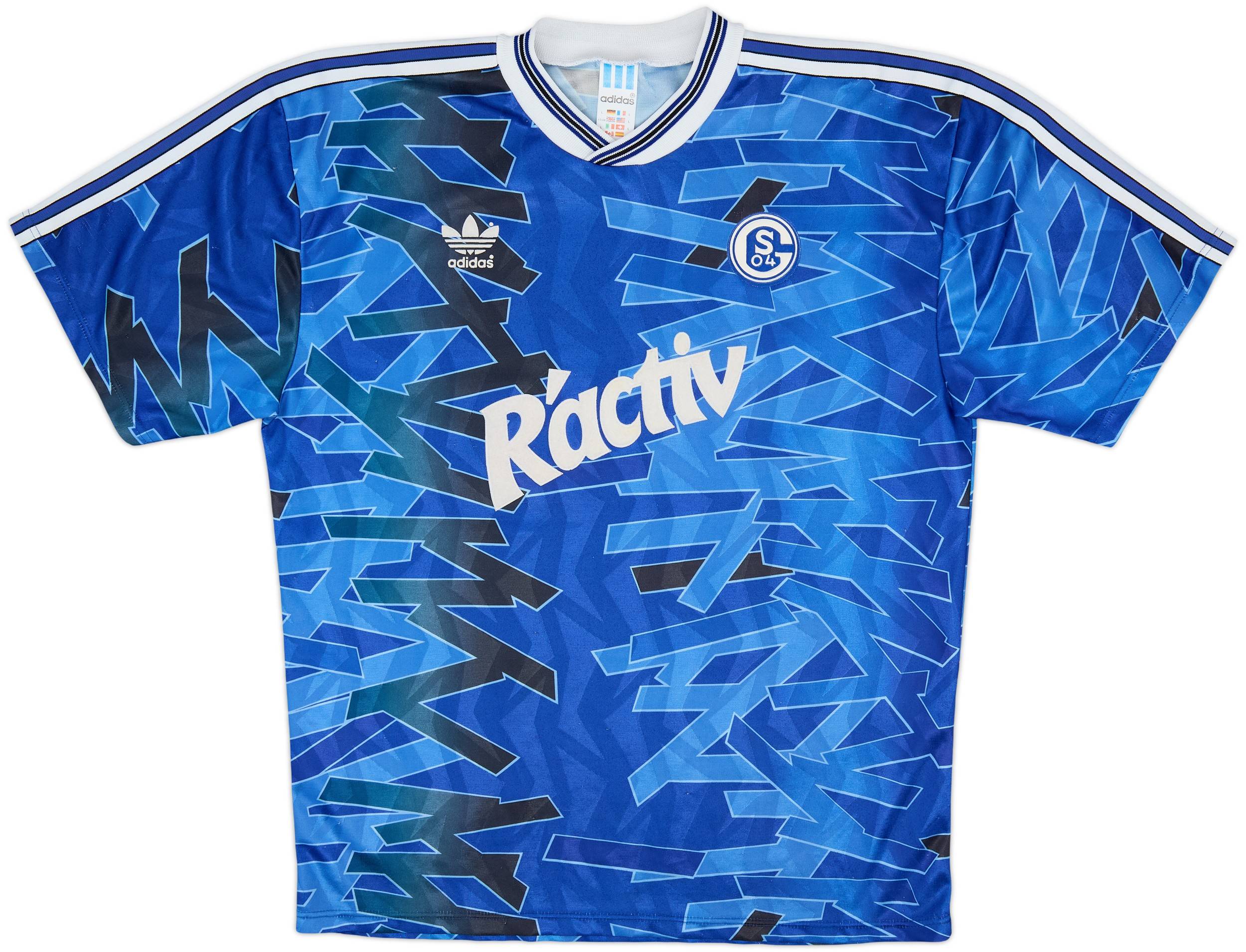 1992-93 Schalke 04 Home Shirt - 8/10 - (L)