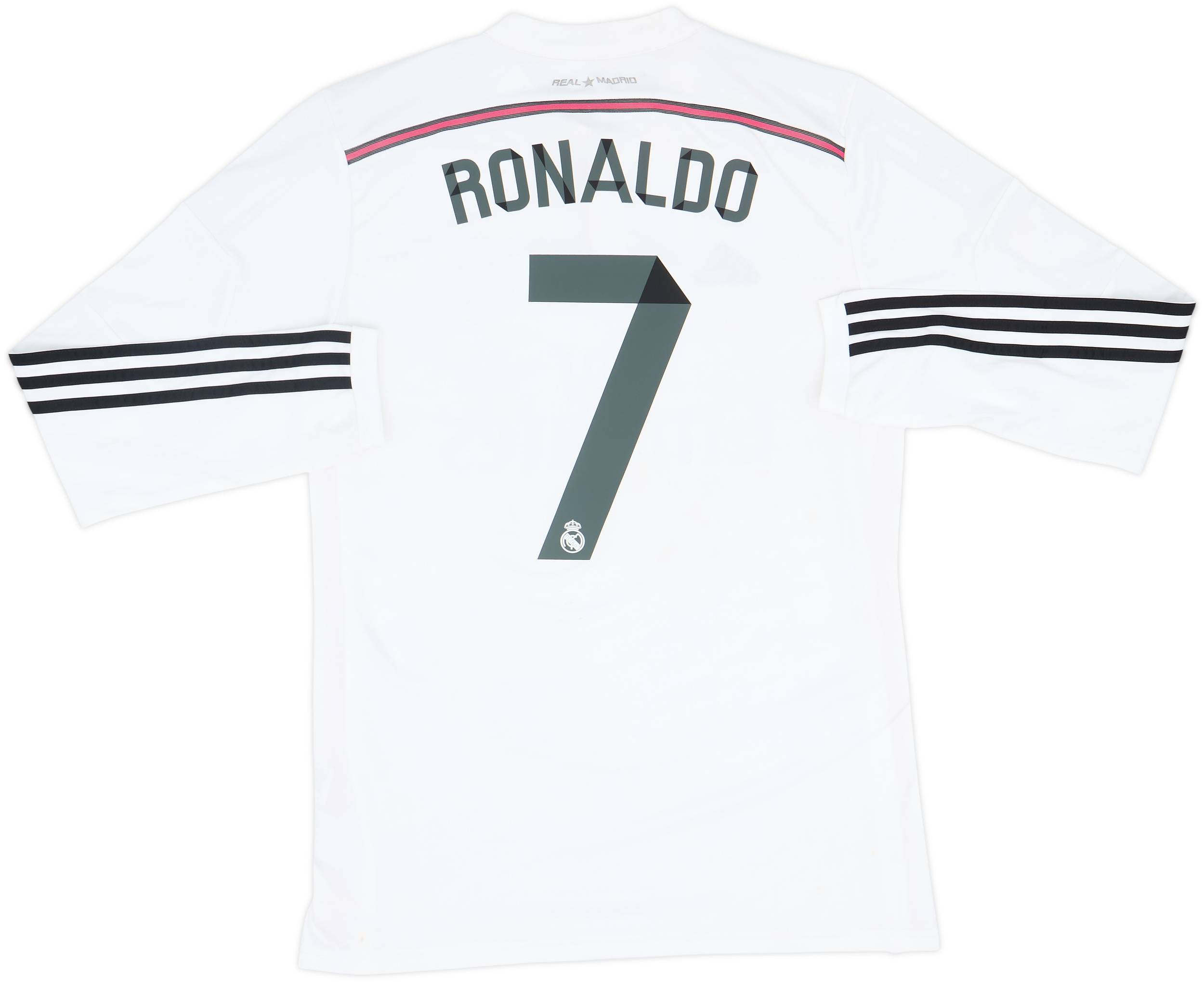 2014-15 Real Madrid Home L/S Shirt Ronaldo #7 - 6/10 - (L)