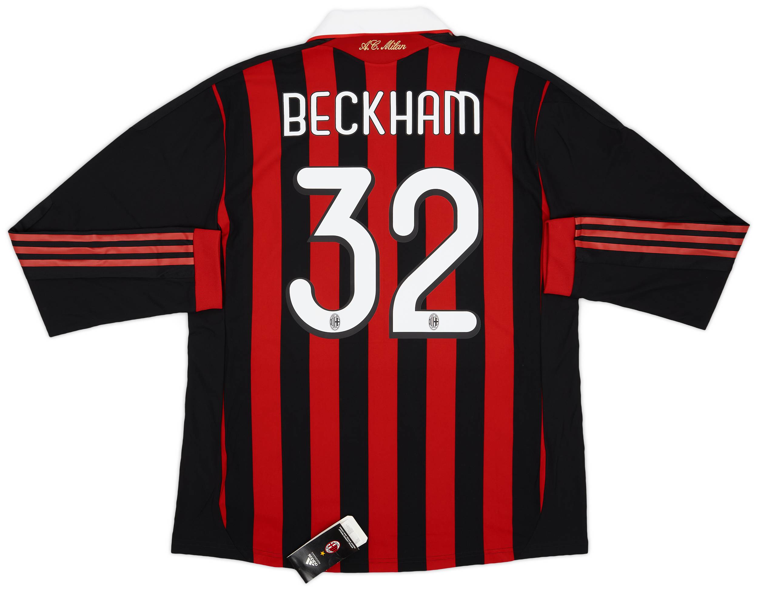 【新品未使用】AC MILAN 2009-10 #32 BECKHAM  David Beckham #32 AC Milan 2009/10 UEFA Champions League