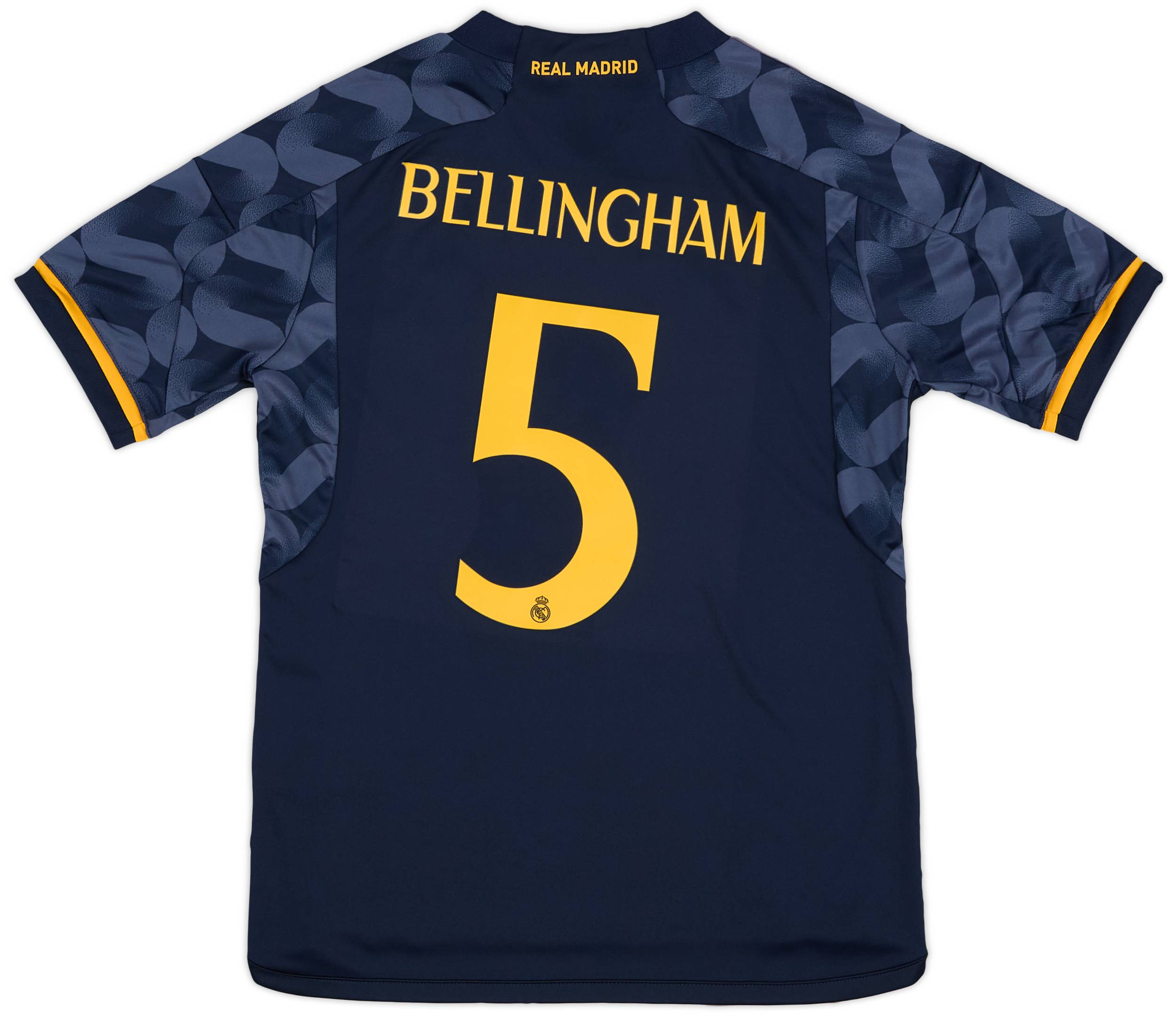 White adidas Real Madrid 2024/25 Bellingham #5 Home Shirt