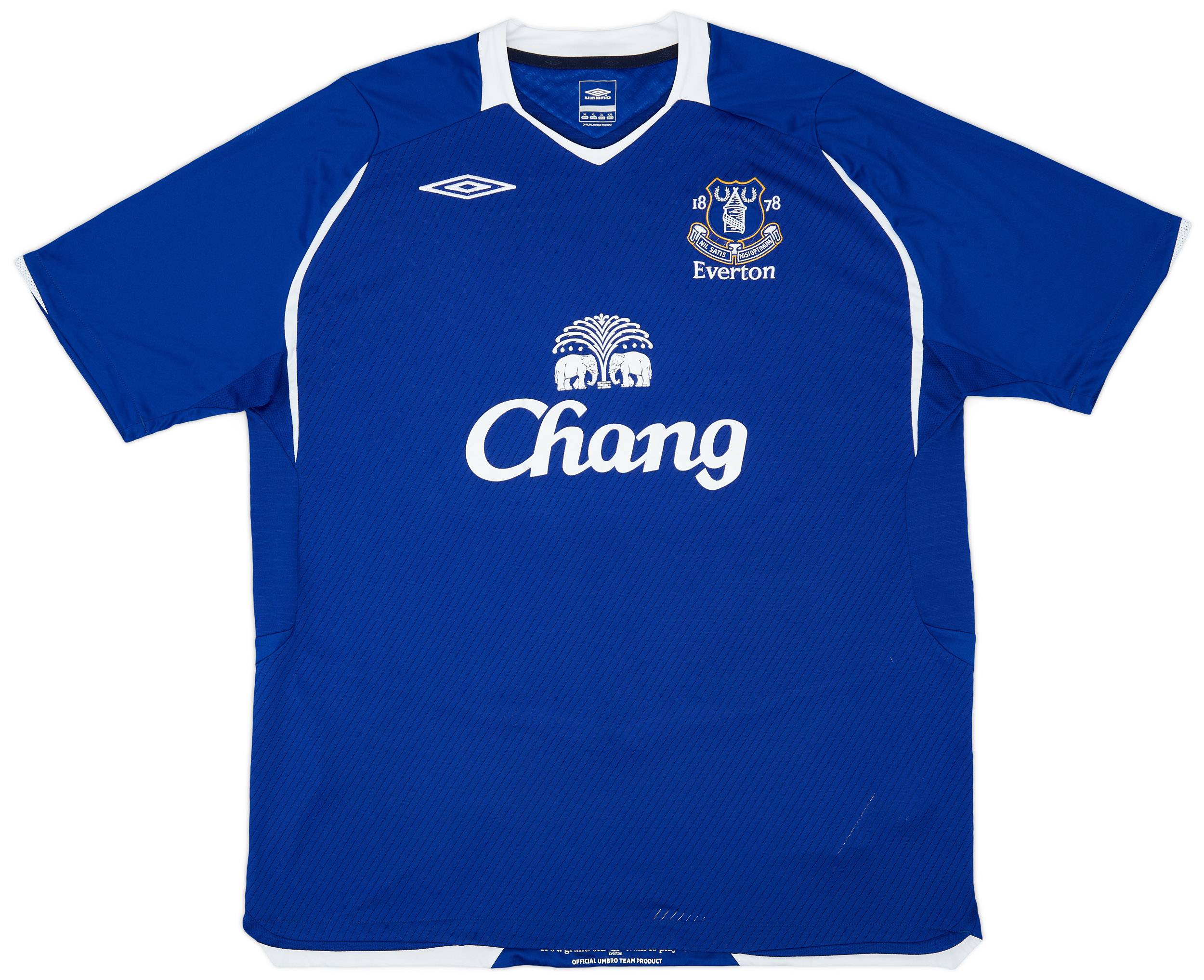 2008-09 Everton Home Shirt - 9/10 - (XL)