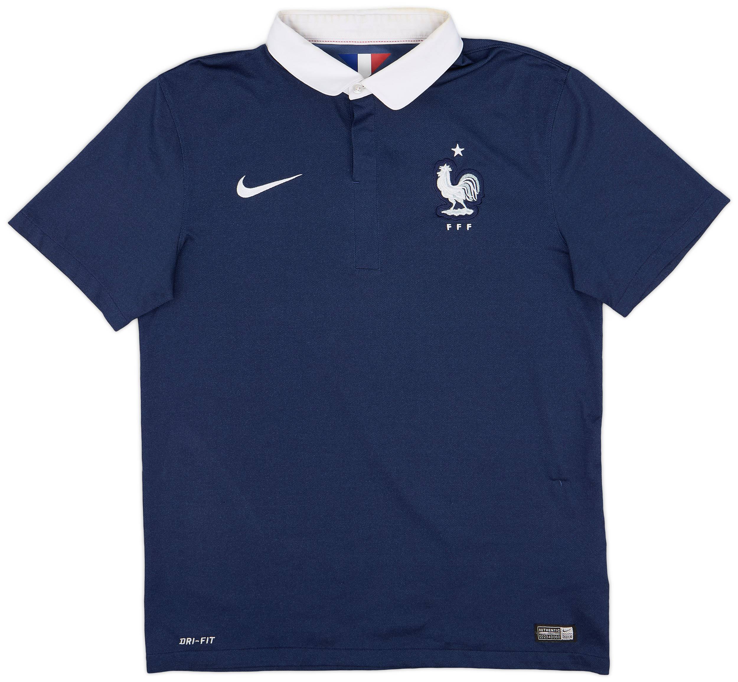 2014-15 France Home Shirt - 7/10 - (M)