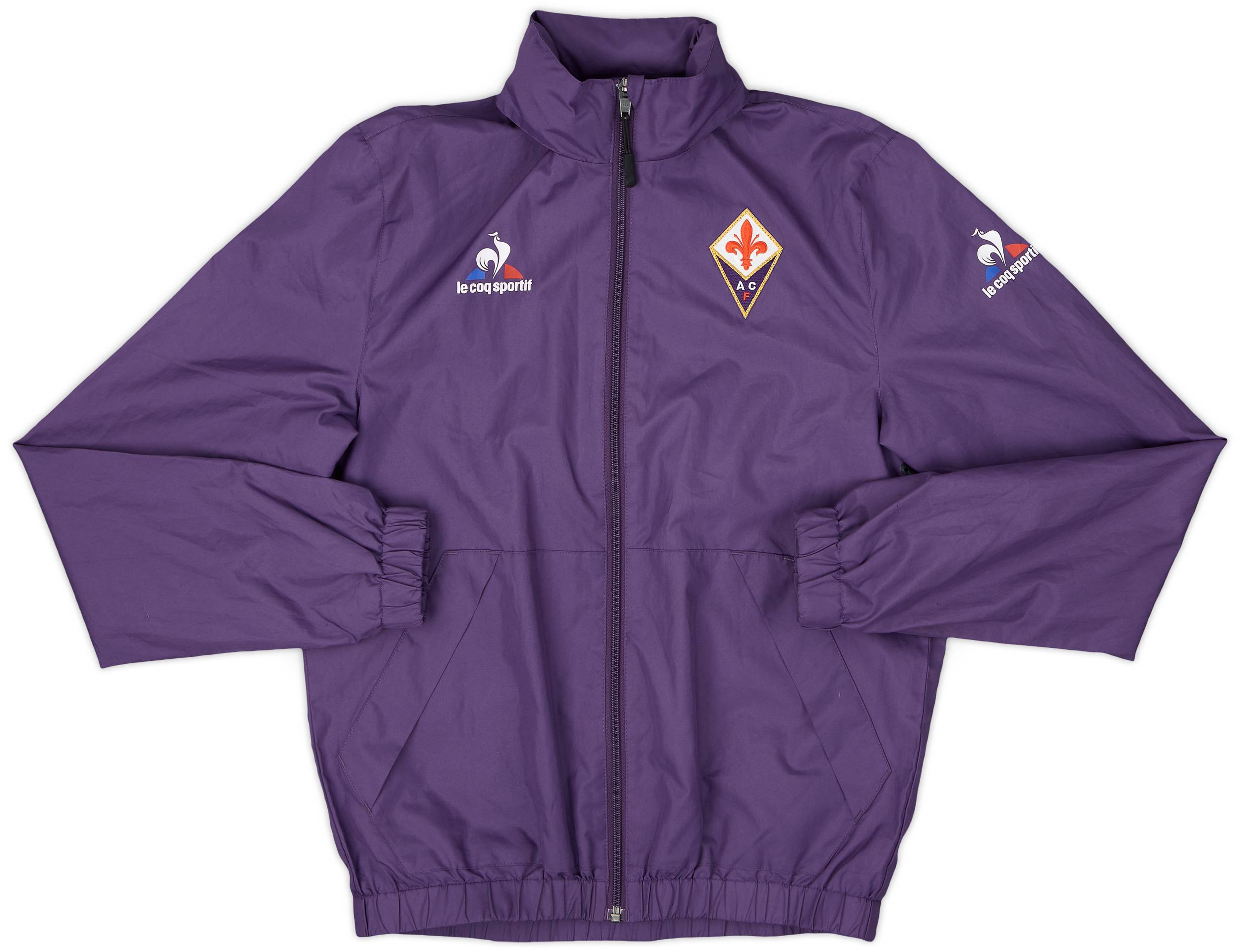 2019-20 Fiorentina Le Coq Sportif Hooded Rain Jacket - 6/10 - (XS)