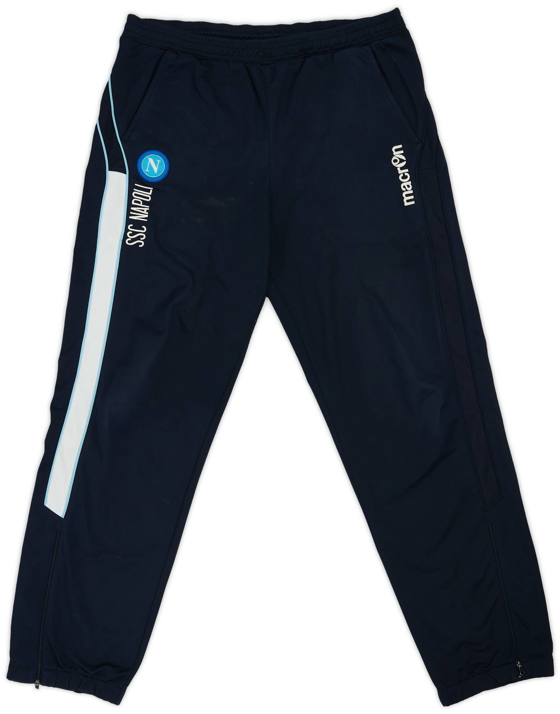 2011-12 Napoli Macron Track Pants/Bottoms - 6/10 - (L)