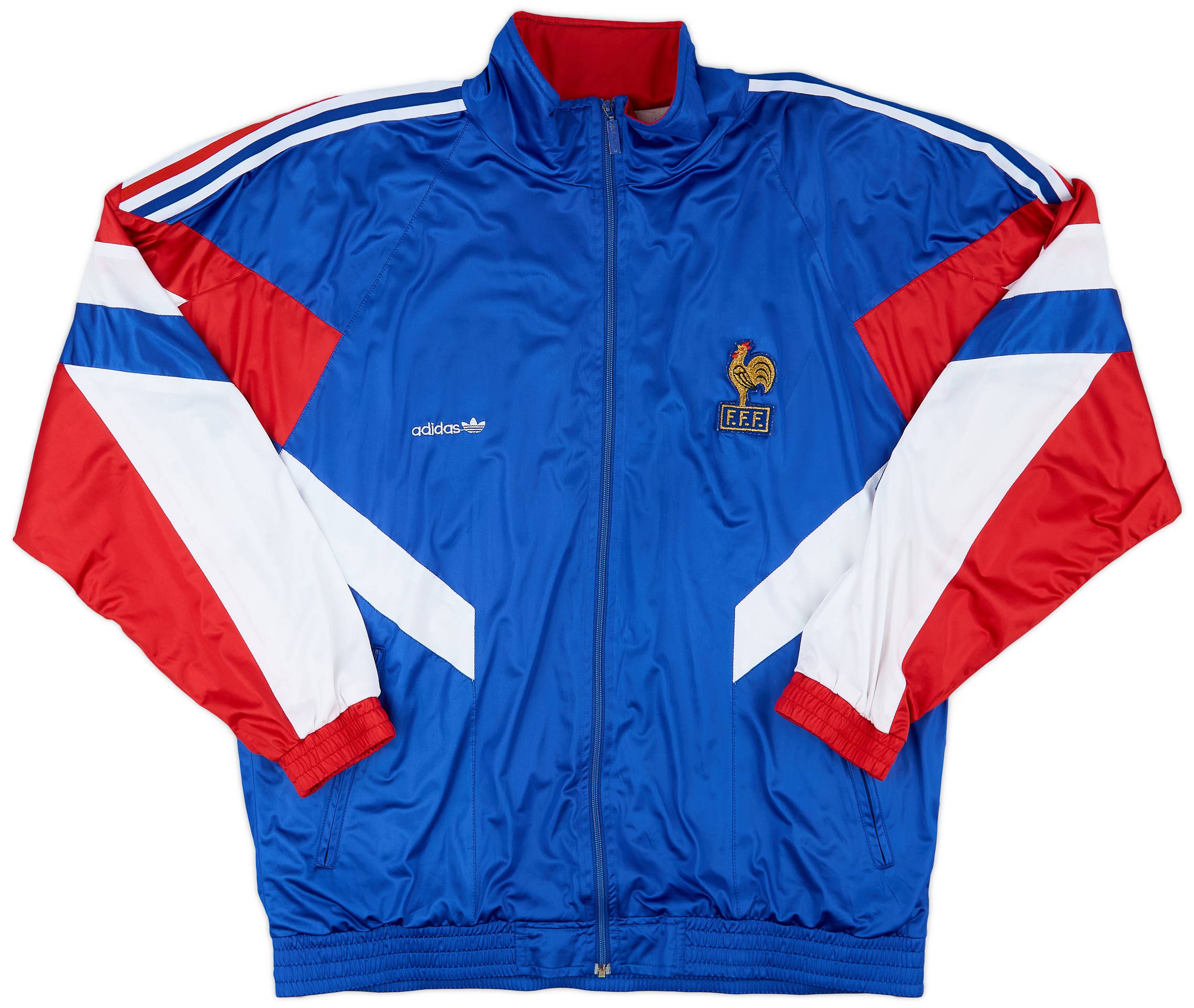 1990-92 France adidas Track Jacket - 8/10 - (L)