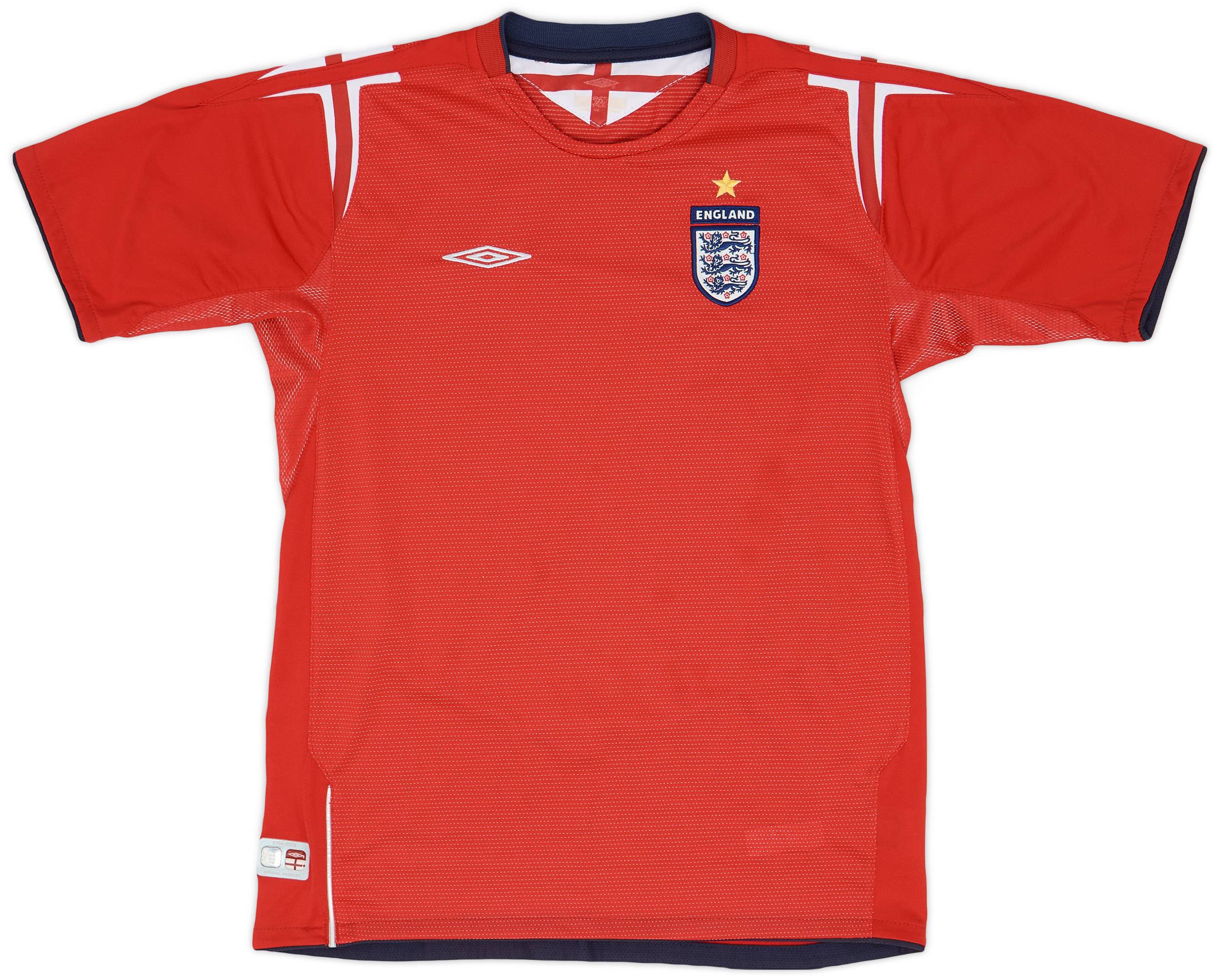 2004-06 England Away Shirt - 9/10 - (XL.Boys)