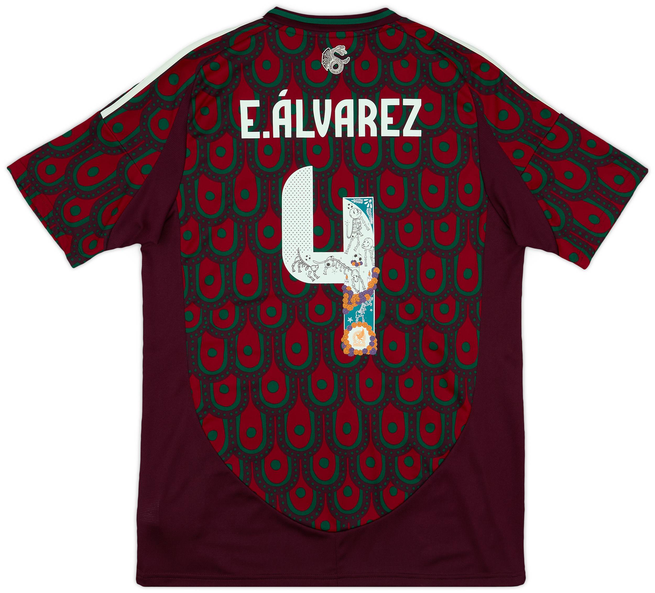 2024-25 Mexico Special Edition Home Shirt E.Alvarez #4
