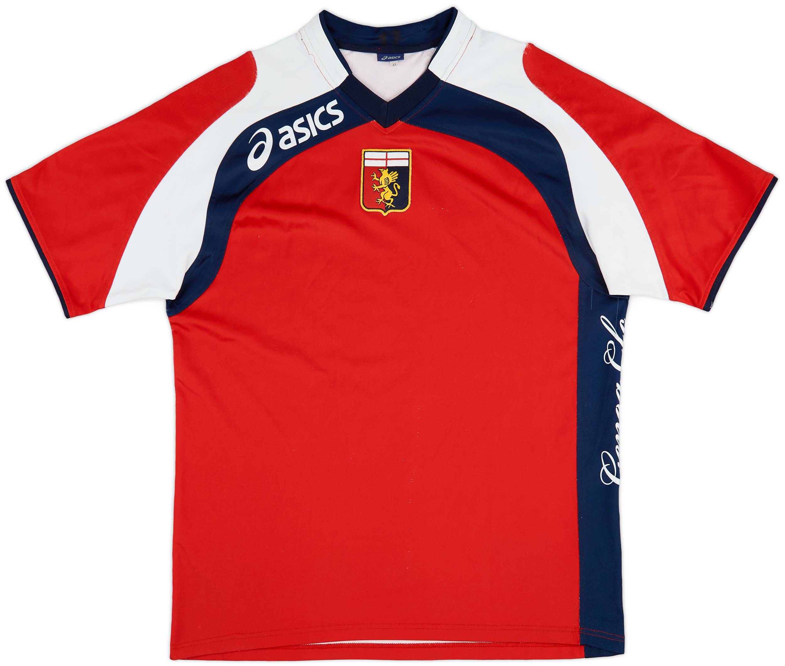 2008 09 Genoa Asics Training Shirt 6 10 XL