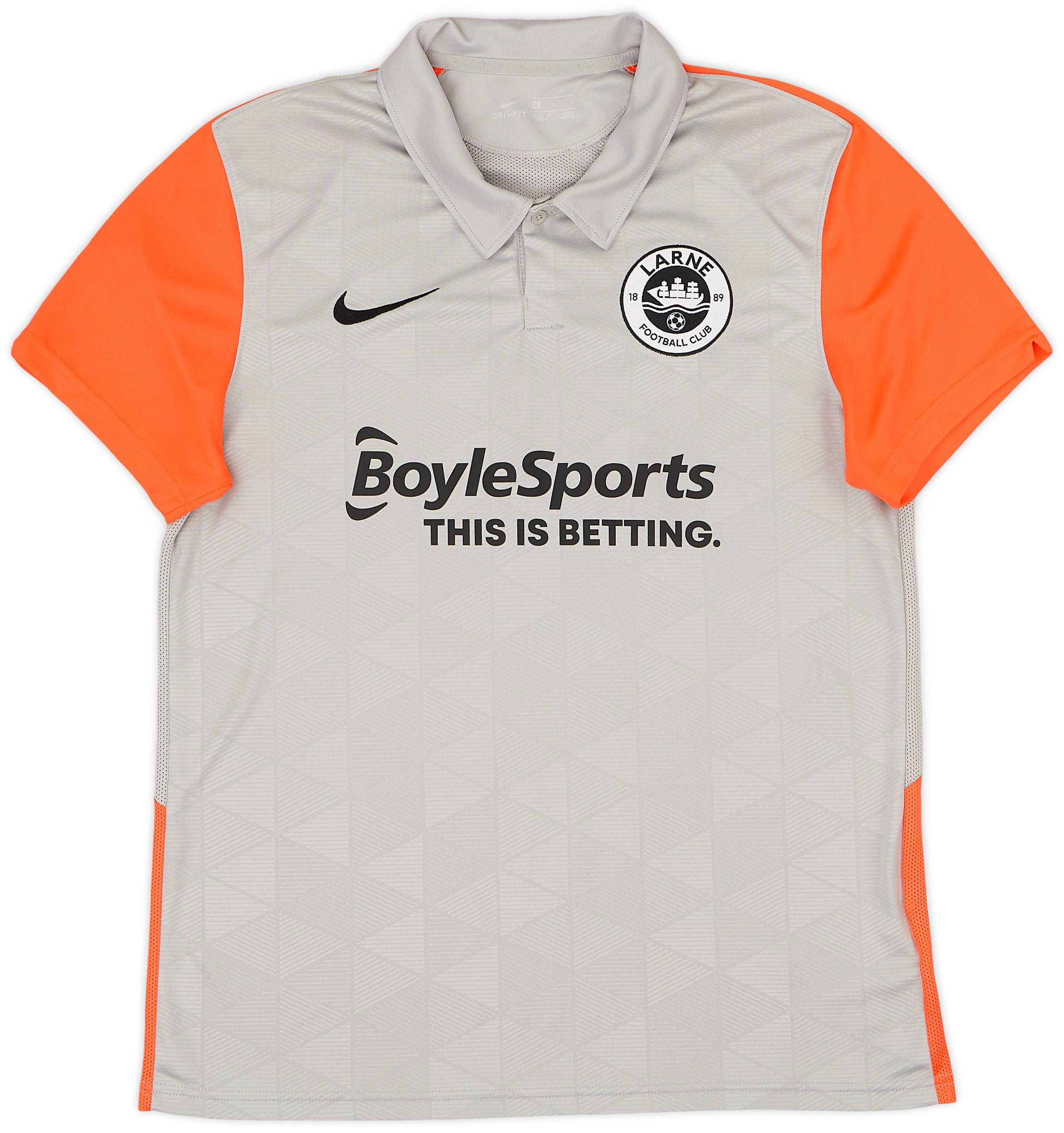 2020-21 Larne Away Shirt - 9/10 - (L)