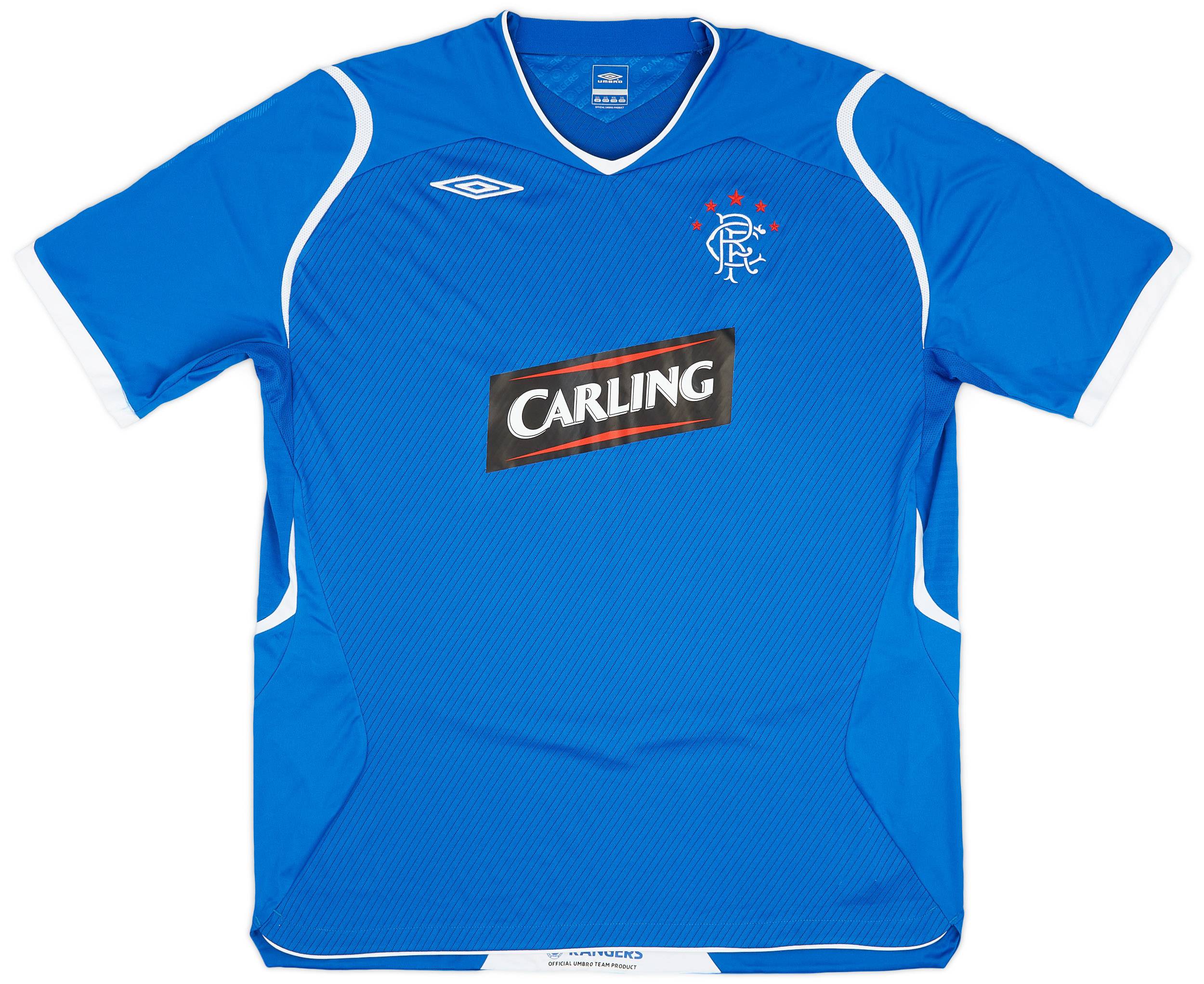 2008-09 Rangers Home Shirt - 9/10 - (XXL)