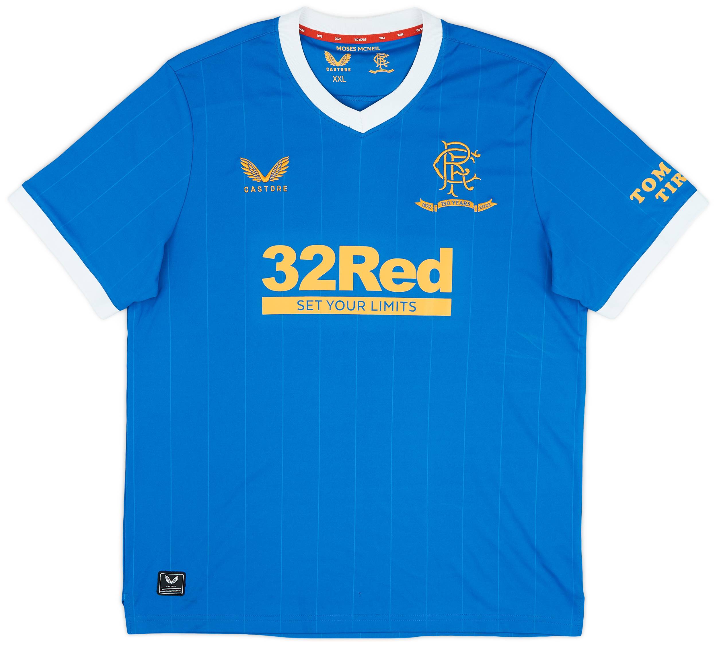 2021-22 Rangers Home Shirt - 8/10 - (XXL)