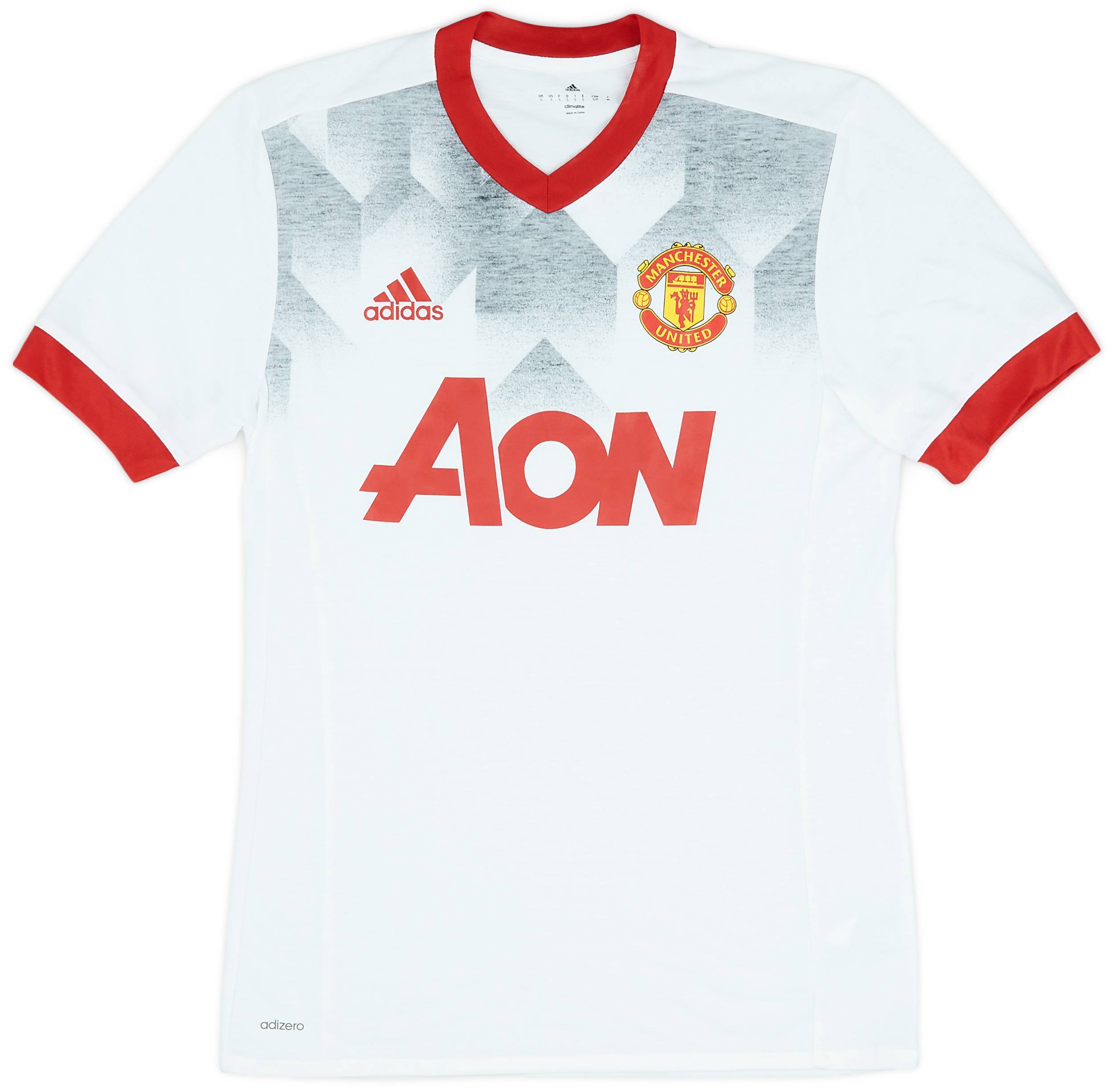2016-17 Manchester United adizero Training Shirt - 9/10 - (S)