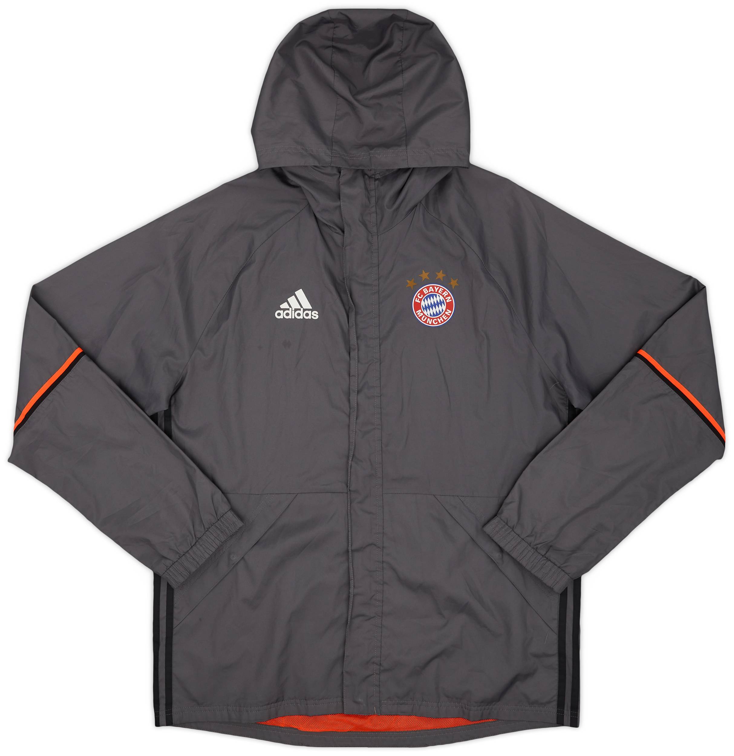 2016-17 Bayern Munich adidas Hooded Rain Jacket - 8/10 - (L)