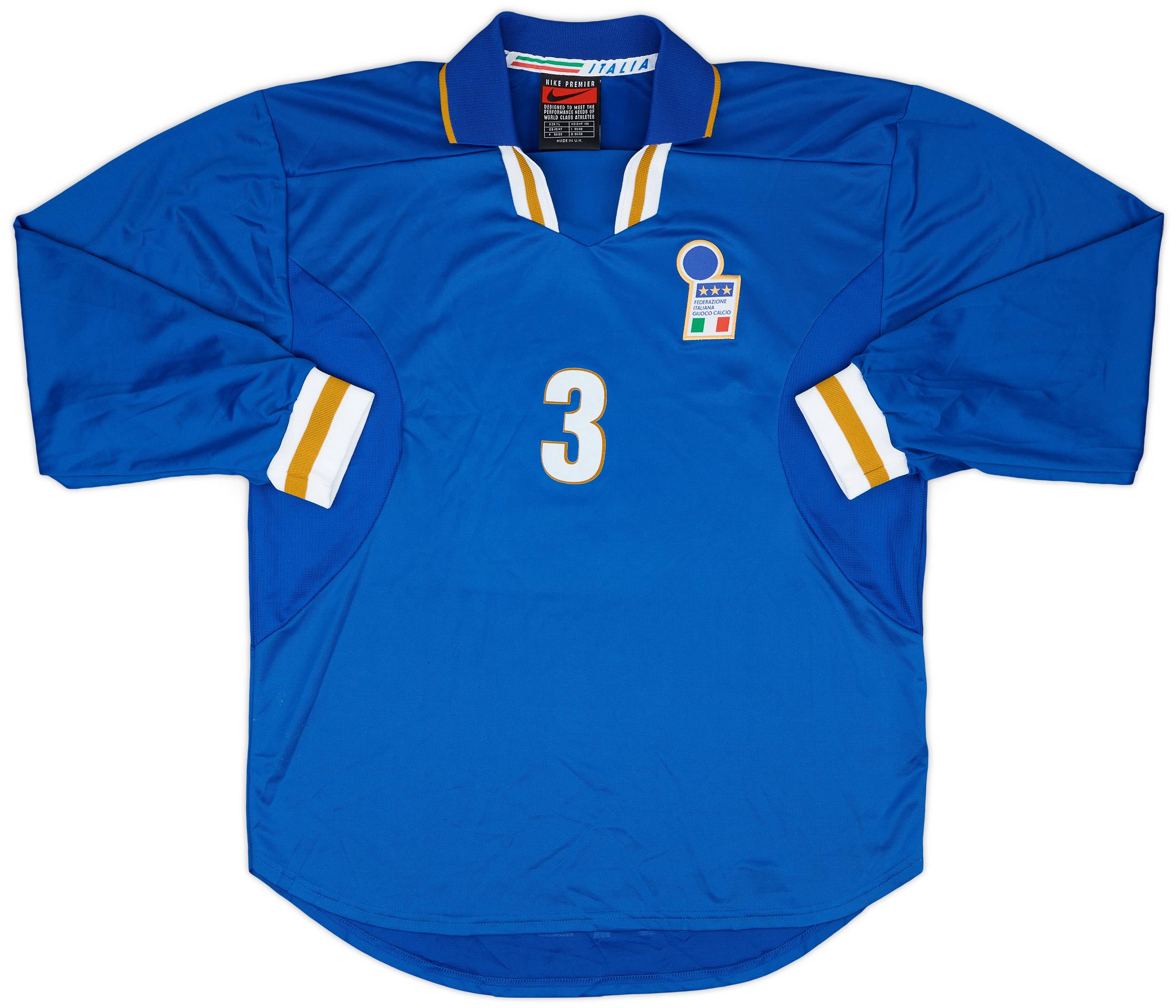 1996-97 Italy Match Issue Home L/S Shirt #3