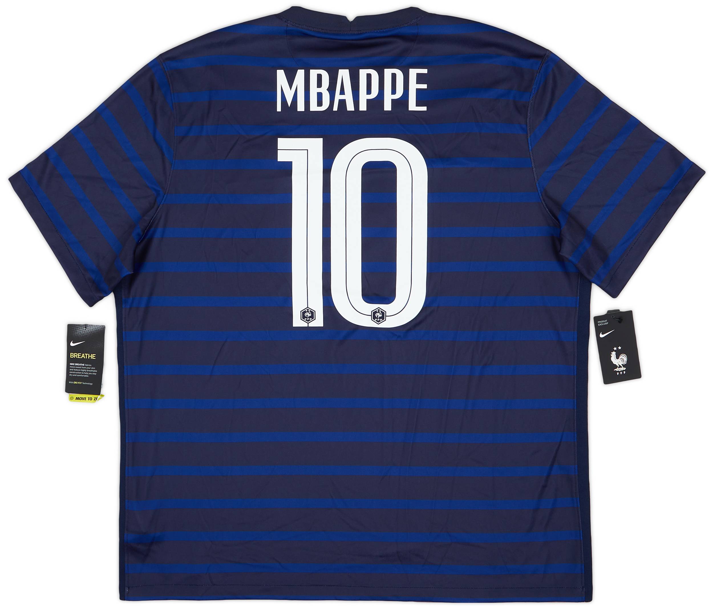 2020-21 France Home Shirt Mbappe #10 (XXL)