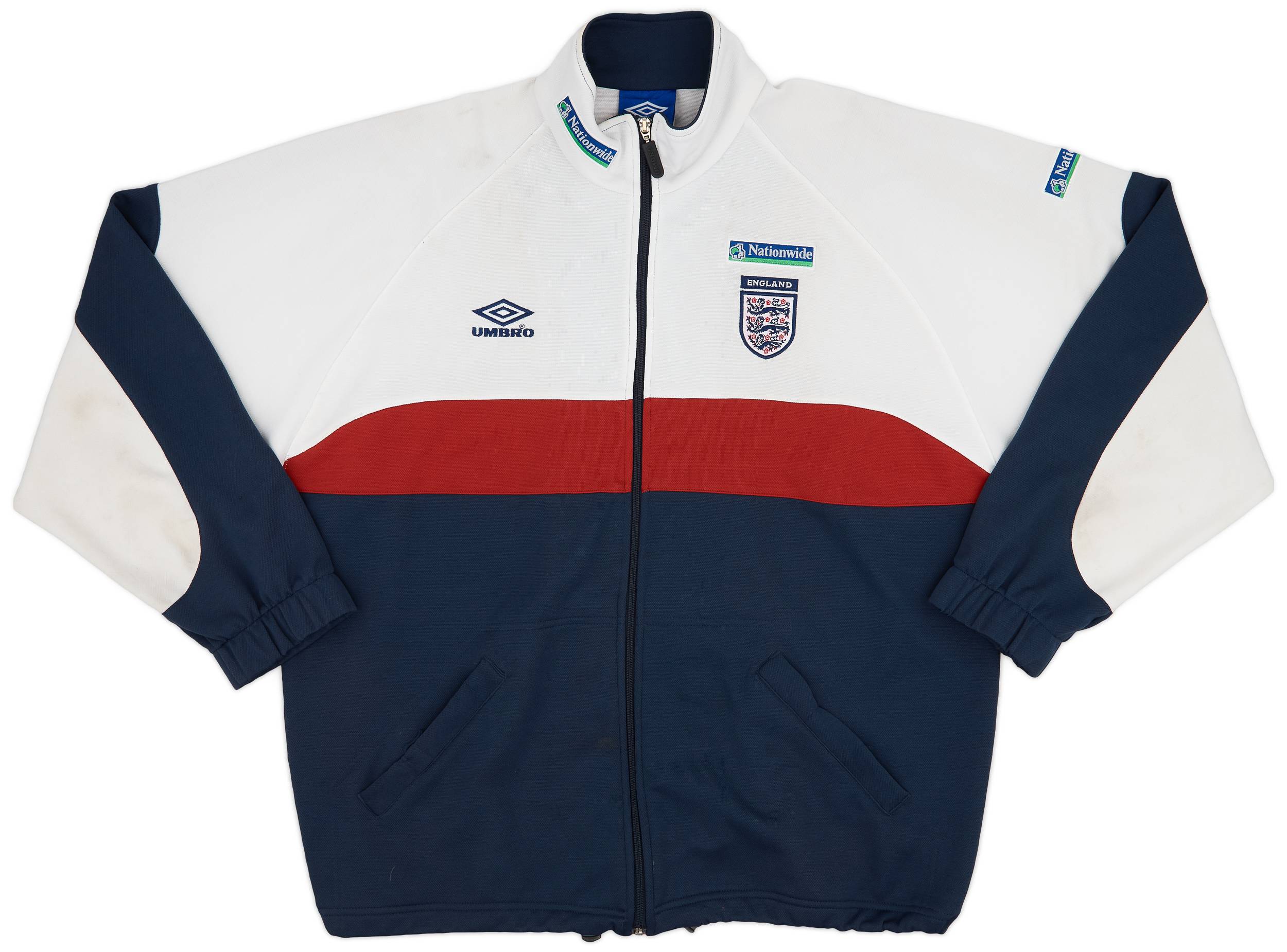 2000-02 England Umbro Track Jacket - 7/10 - (L)