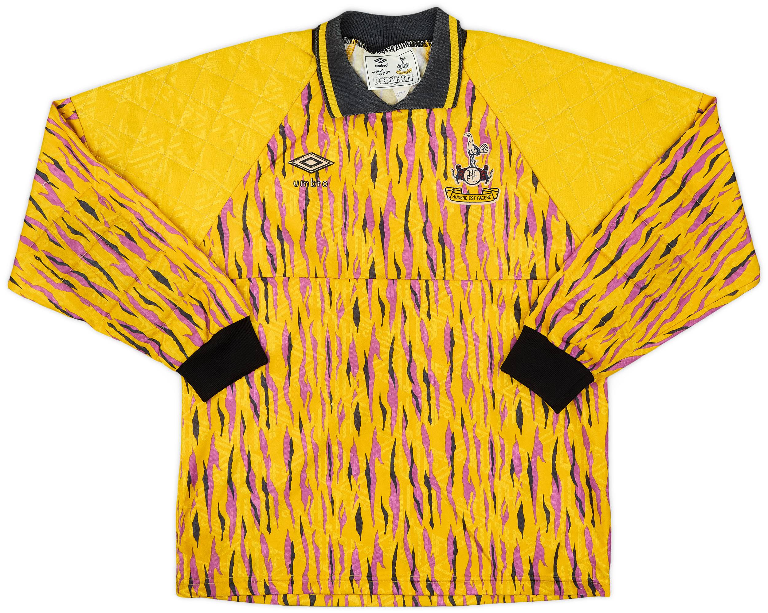 1991-93 Tottenham GK Shirt #1 - 7/10 - (L.Boys)