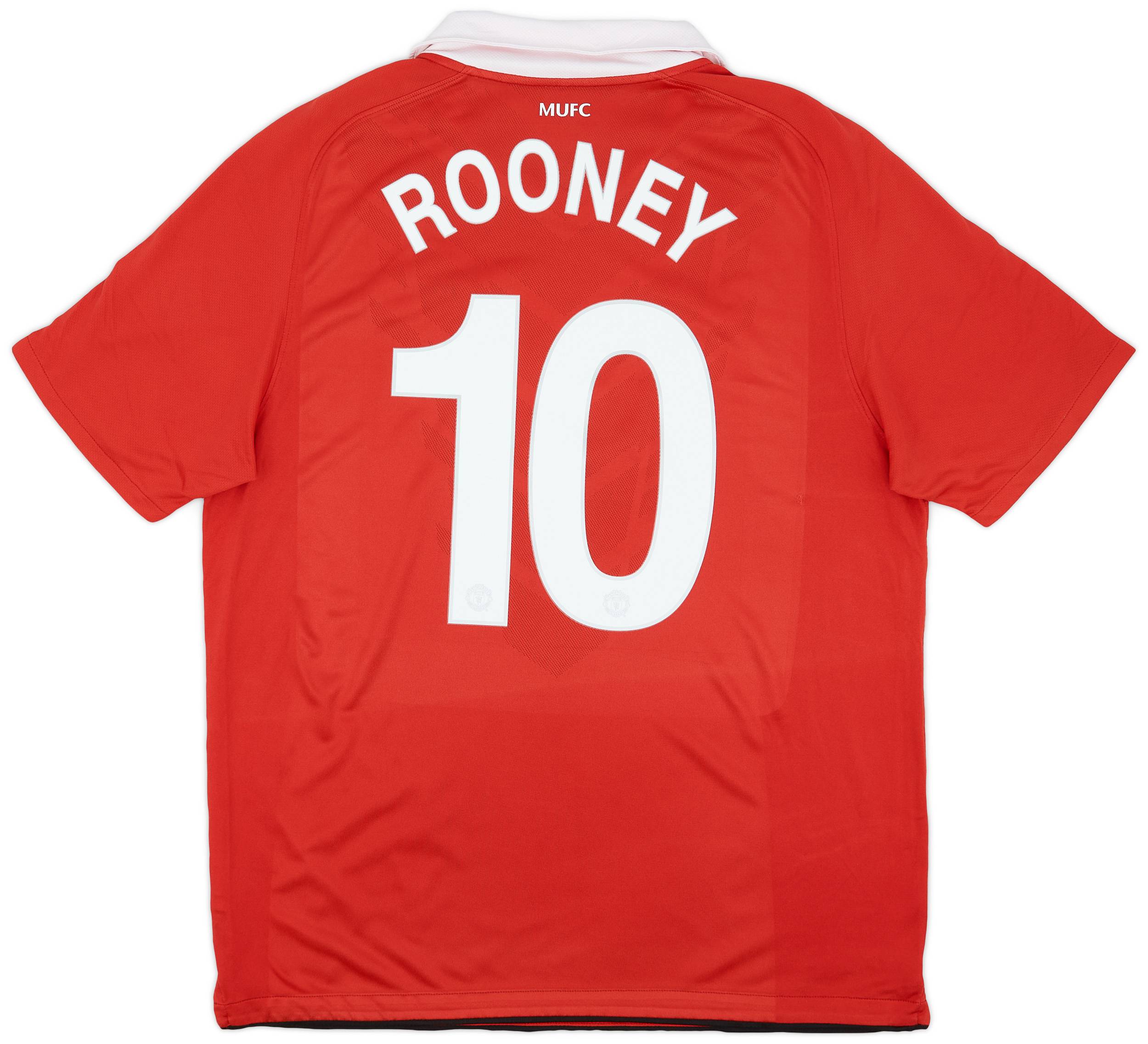 2010-11 Manchester United Home Shirt Rooney #10 - 7/10 - (L)