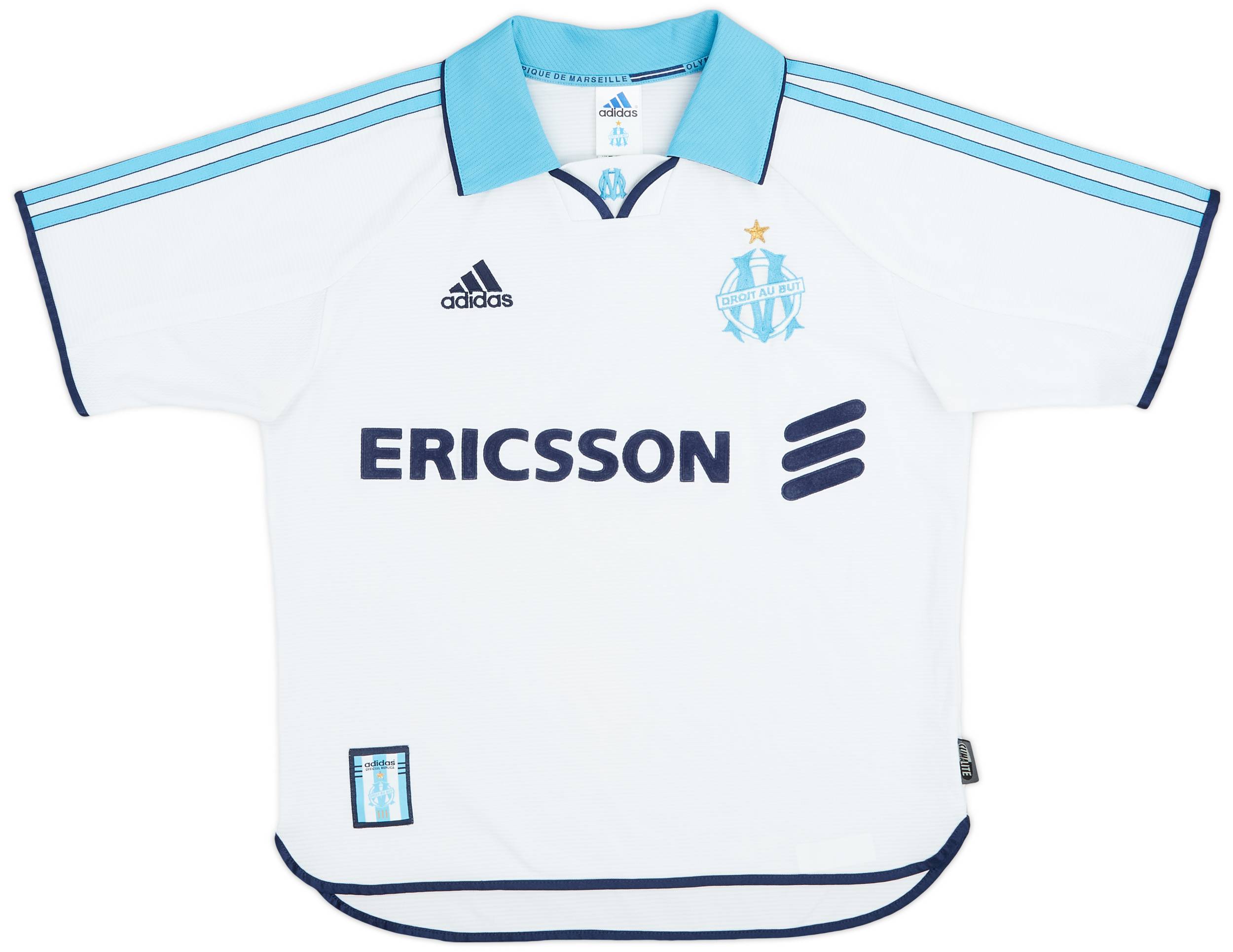 1998-99 Olympique Marseille Home Shirt - 9/10 - (Y)