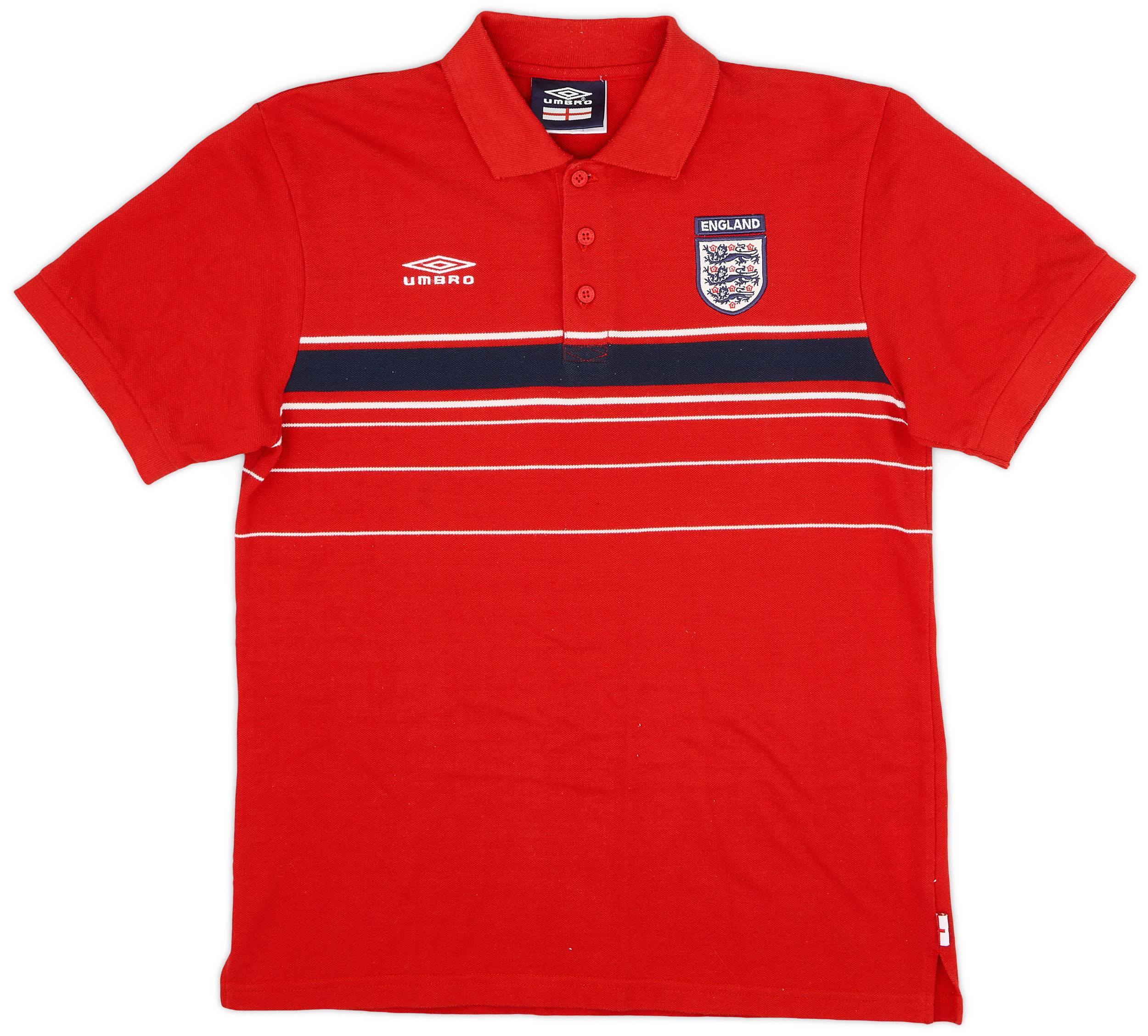 2002-04 England Umbro Polo Shirt - 9/10 - (S)