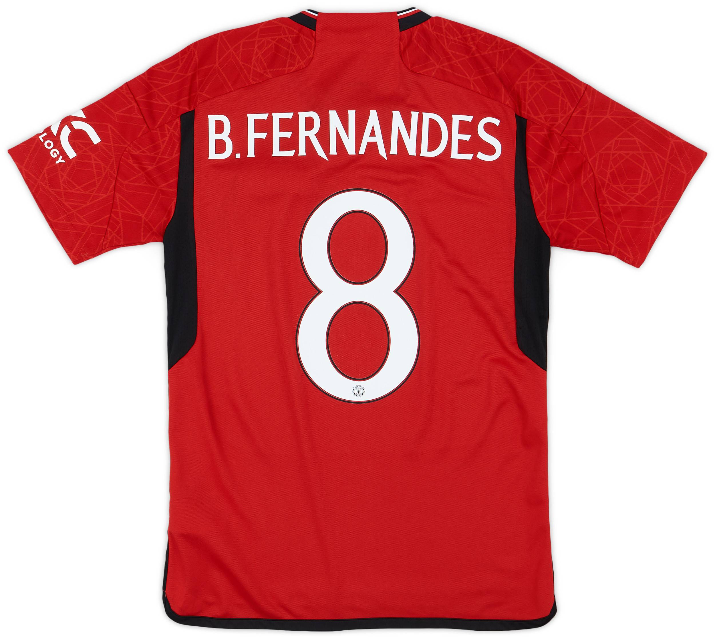 2023-24 Manchester United Home Shirt B.Fernandes #8 - 9/10 - (S)