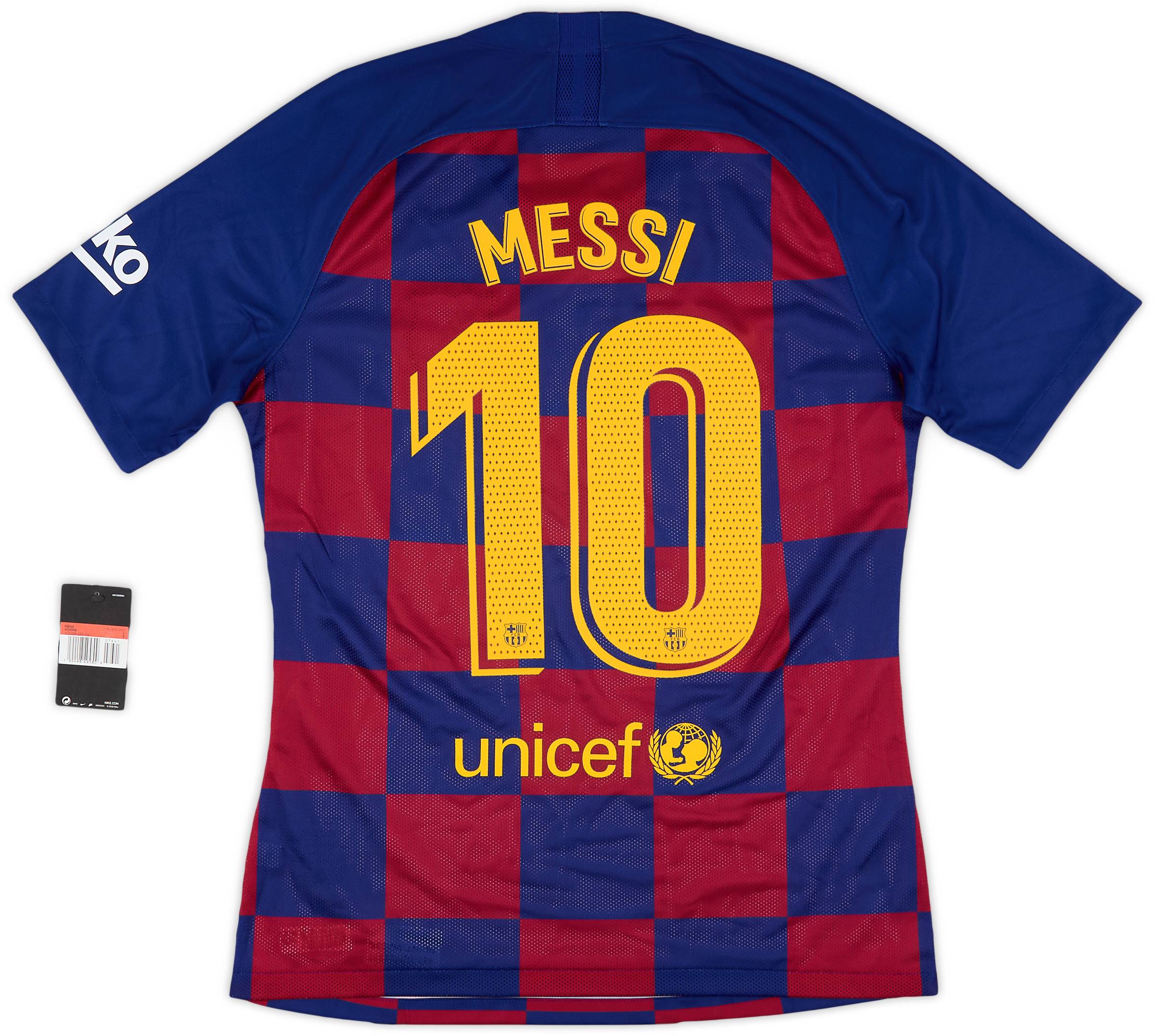 2019-20 Barcelona Authentic Home Shirt Messi #10 (L)