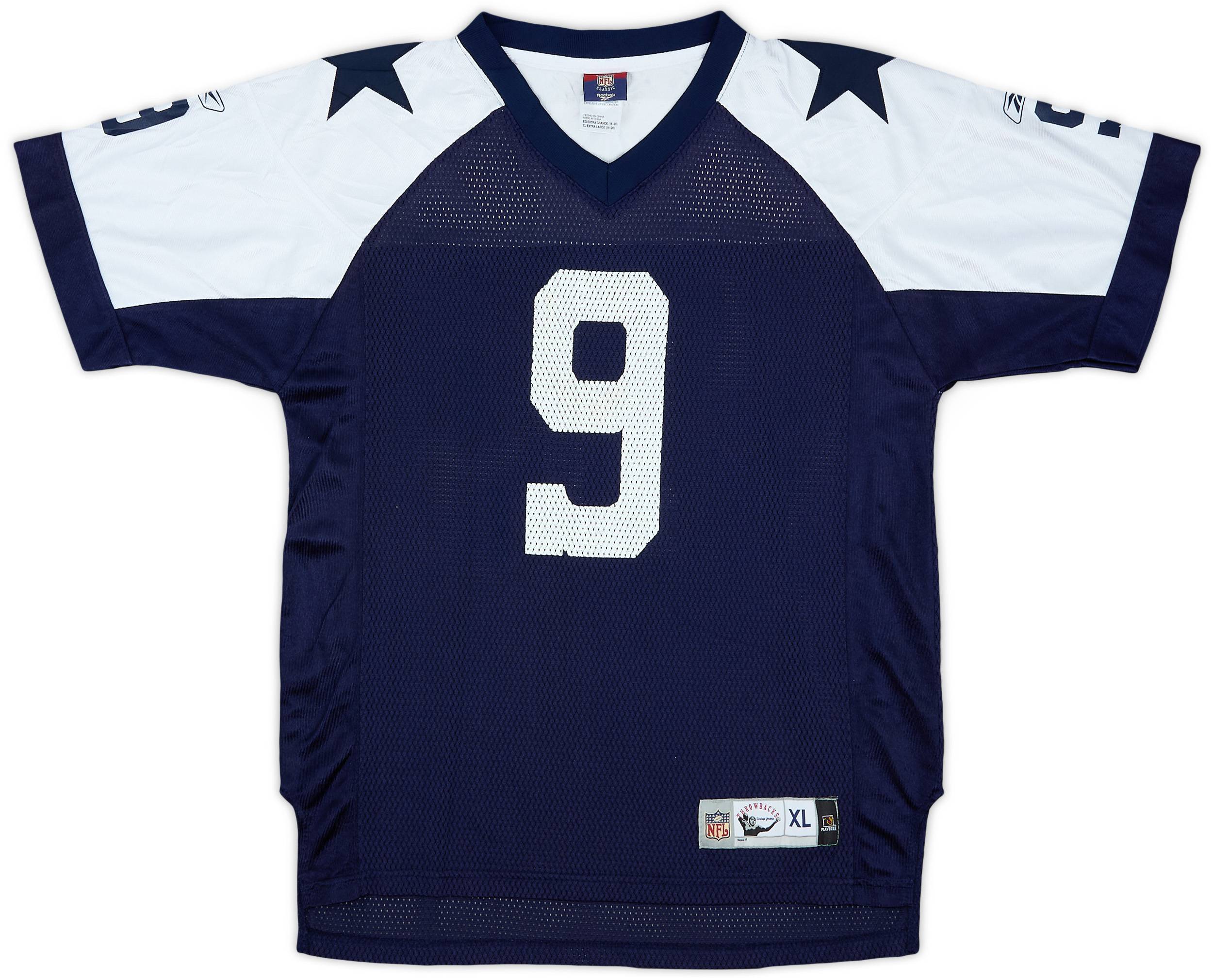 2005-06 Dallas Cowboys Romo #9 Reebok Throwback Jersey - 9/10 - (XL.Boys)