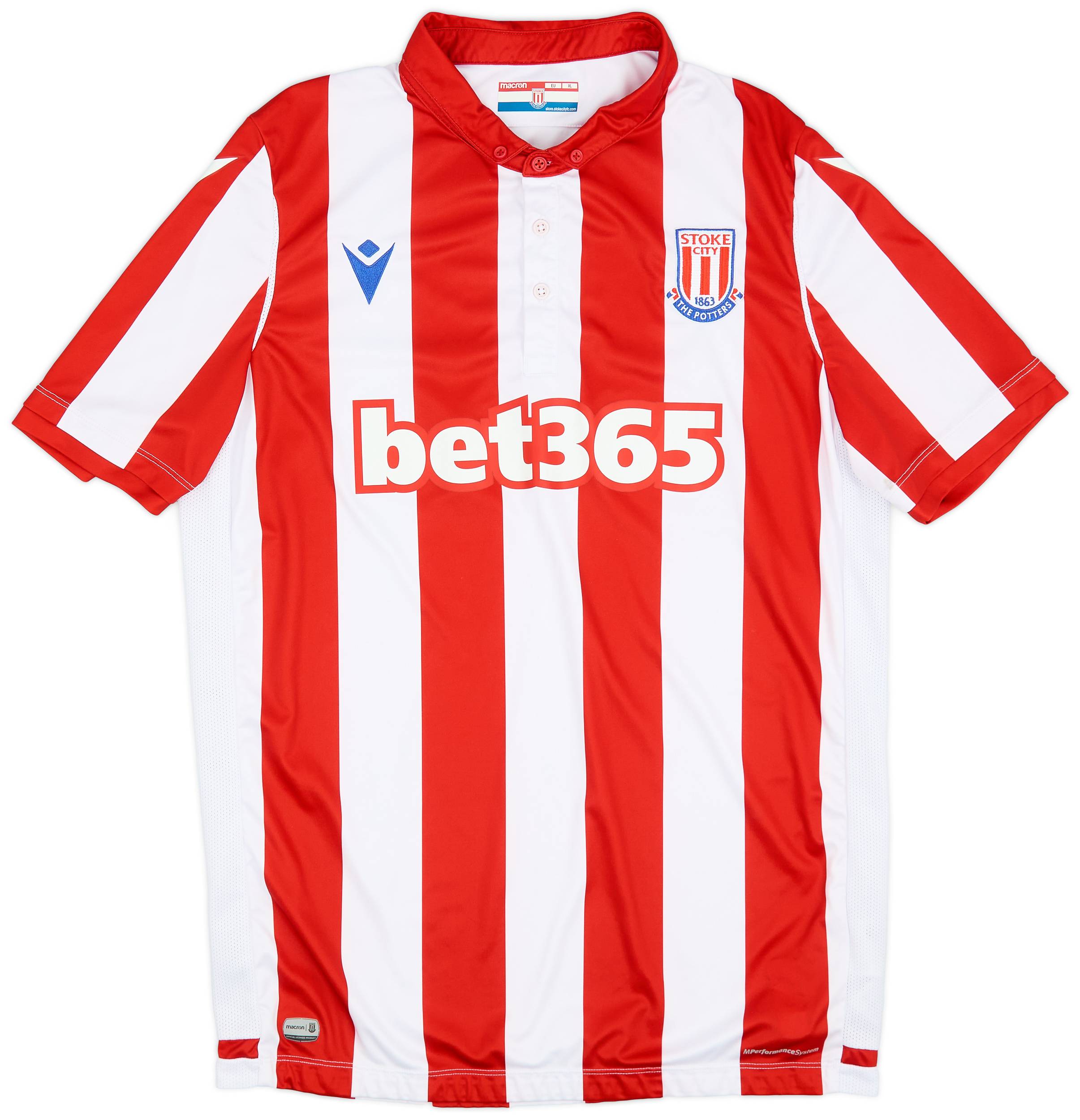 2019-20 Stoke City Home Shirt - 9/10 - (XL)