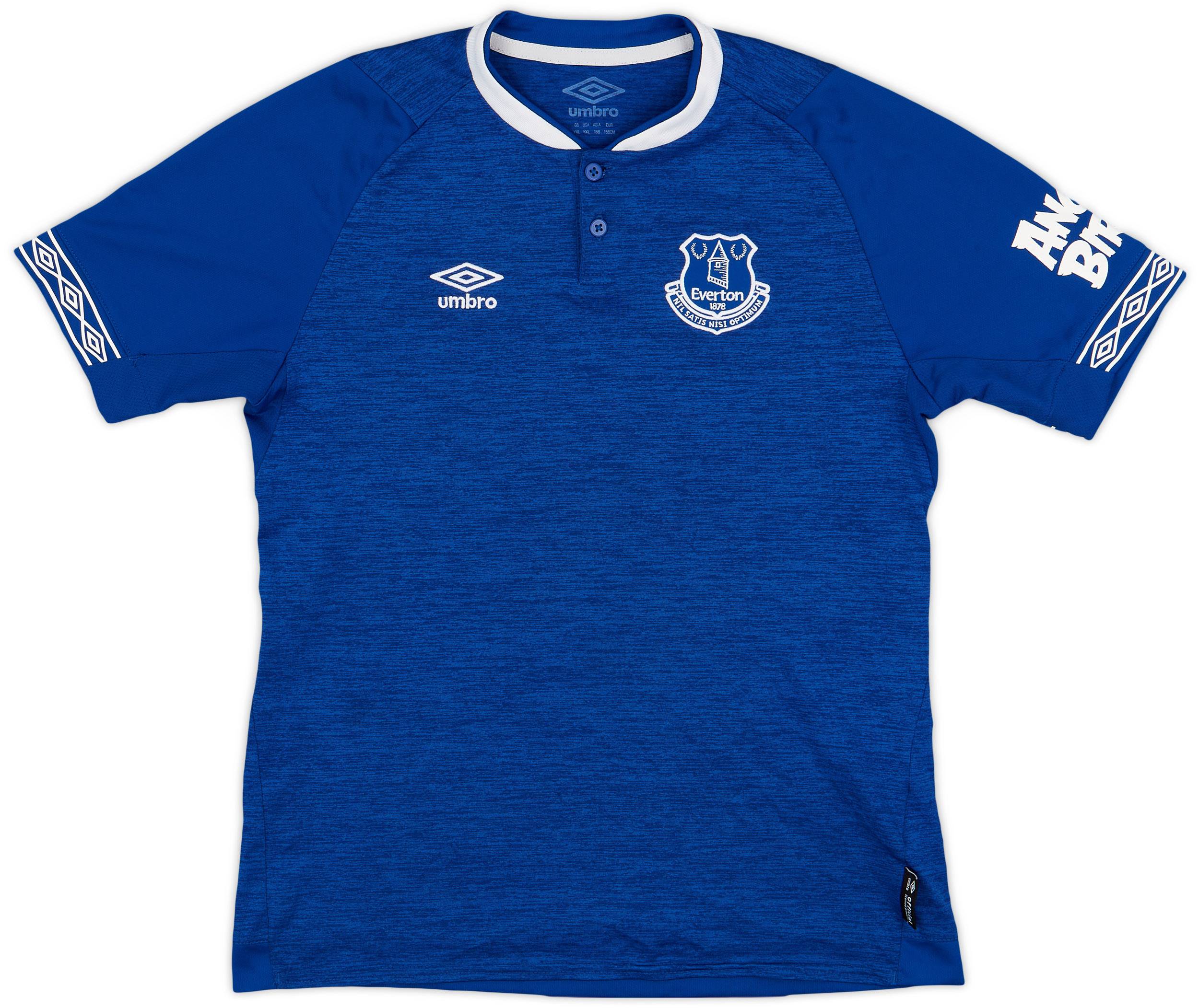 2018-19 Everton Home Shirt - 9/10 - (XL.Boys)