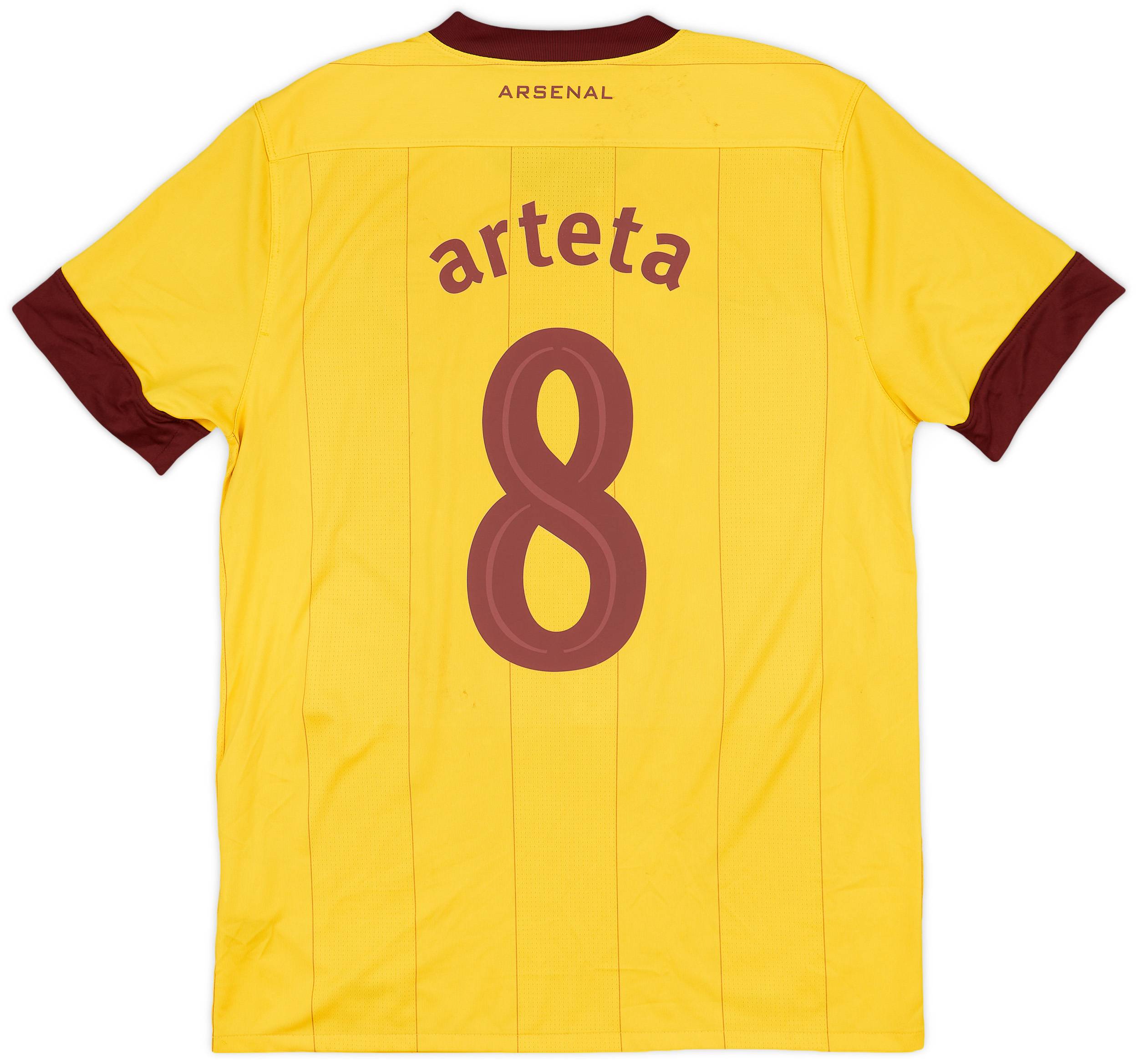 2010-13 Arsenal Away Shirt Arteta #8 - 5/10 - (M)