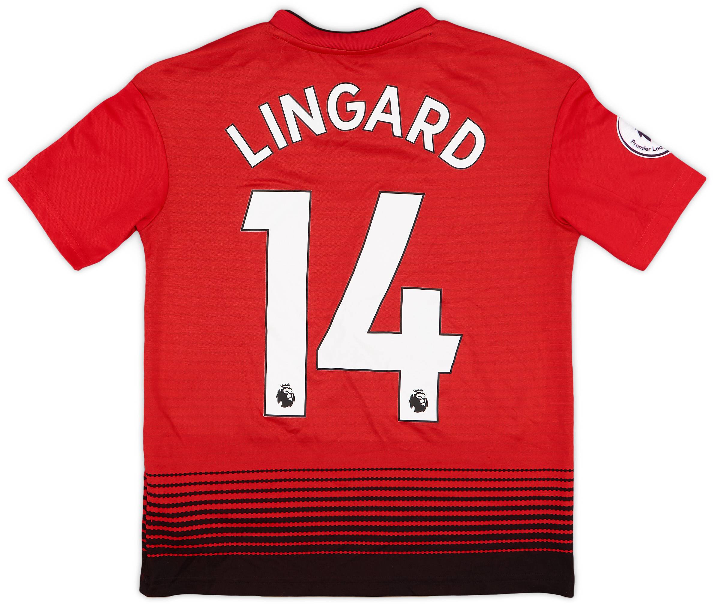 2018-19 Manchester United Home Shirt Lingard #14 - 5/10 - (M.Boys)