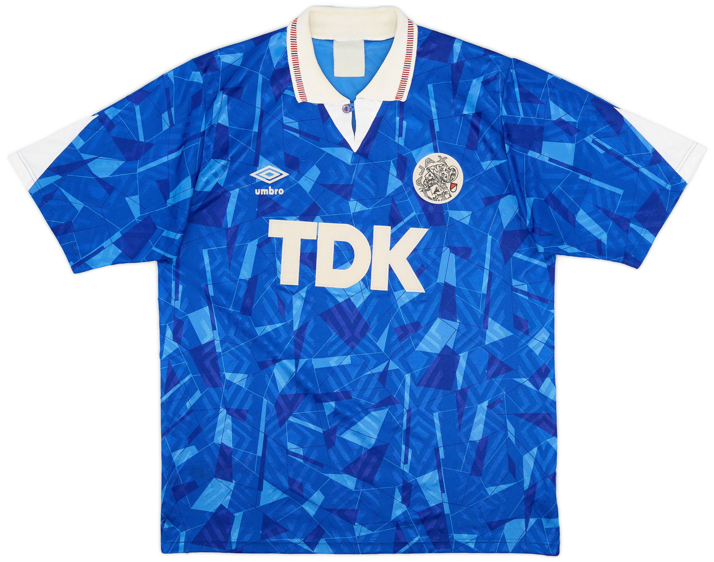 1990-91 Ajax Away Shirt - 8/10 - (L)